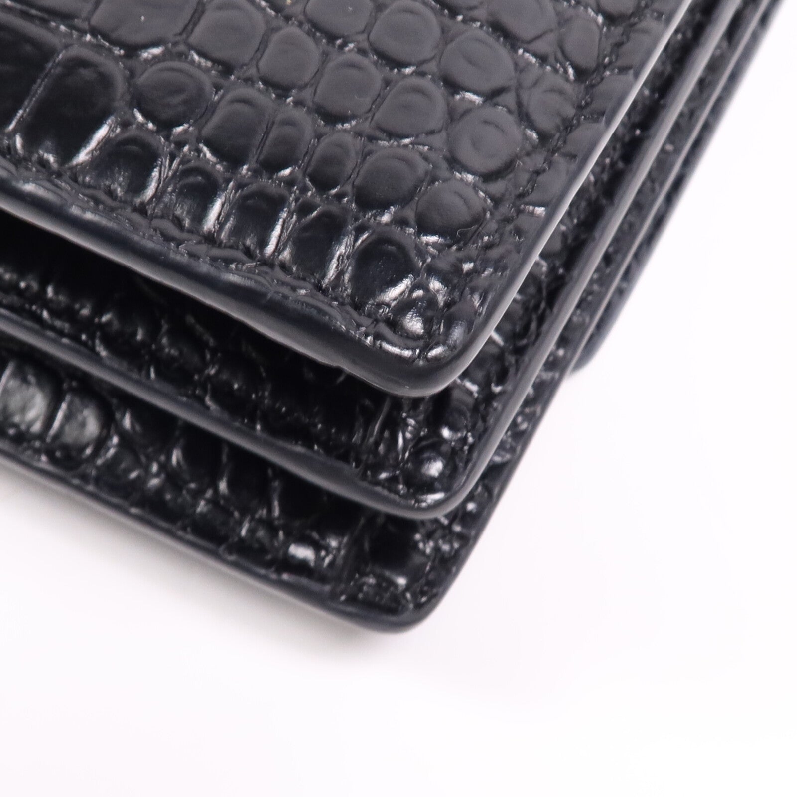 SAINT LAURENT 牛皮皮革Sunset Medium銀扣鏈帶肩背袋