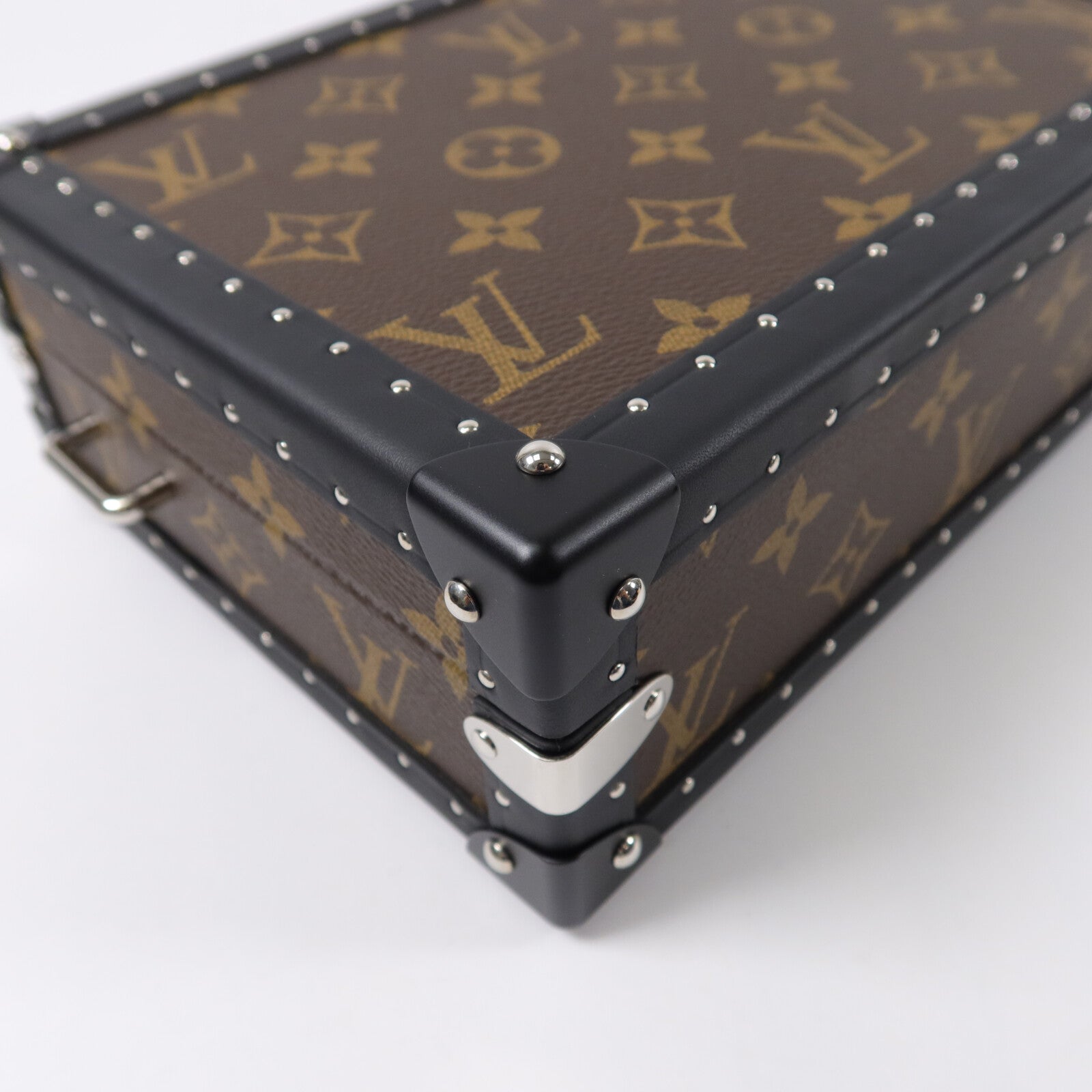 LOUIS VUITTON Monogram Macassar Clutch Box肩背袋