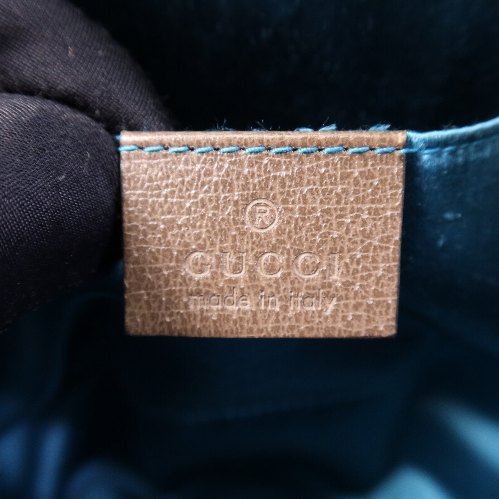 GUCCI 塗層帆布Ophidia GG金扣肩背袋