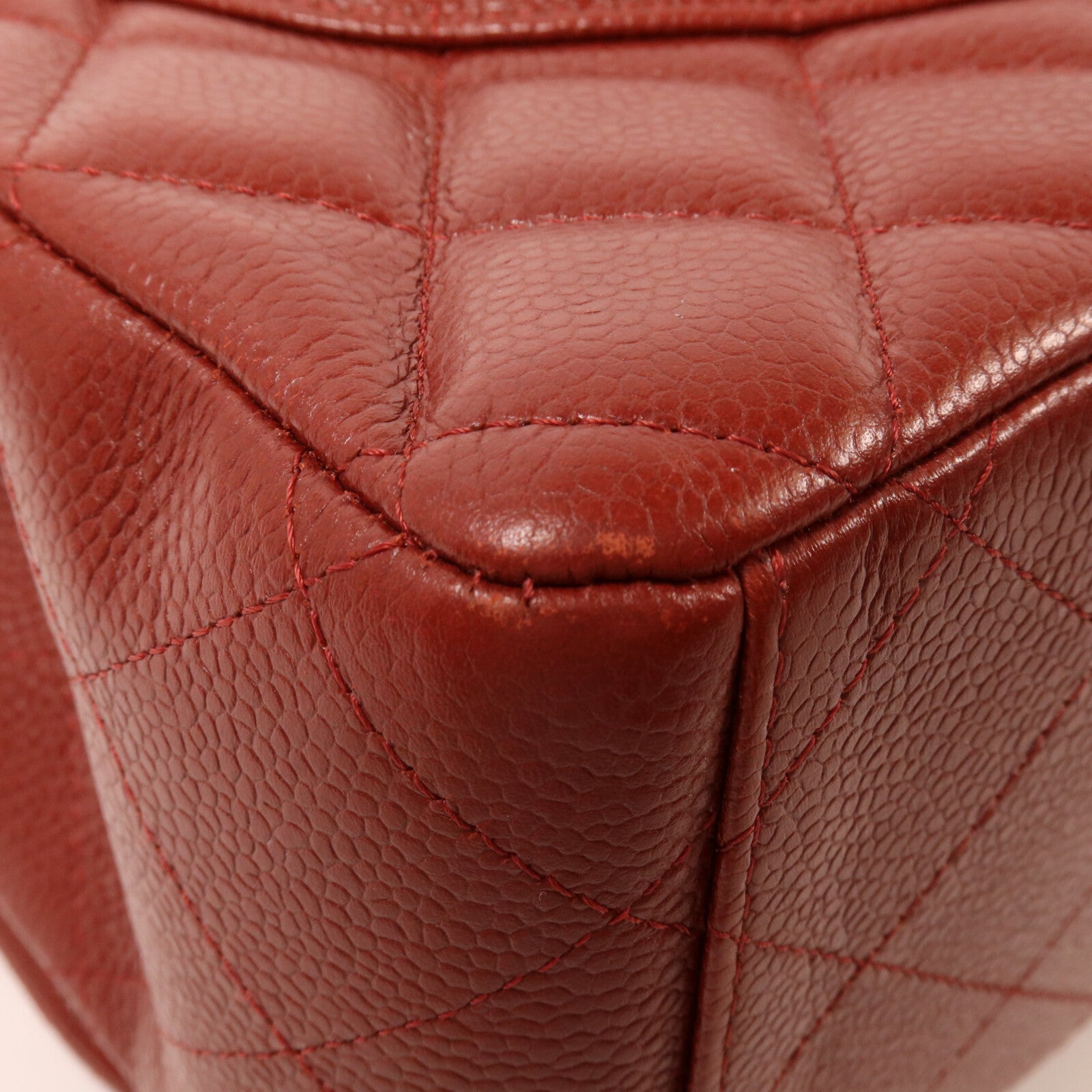 CHANEL 牛皮皮革Maxi Classic鏈帶肩背袋