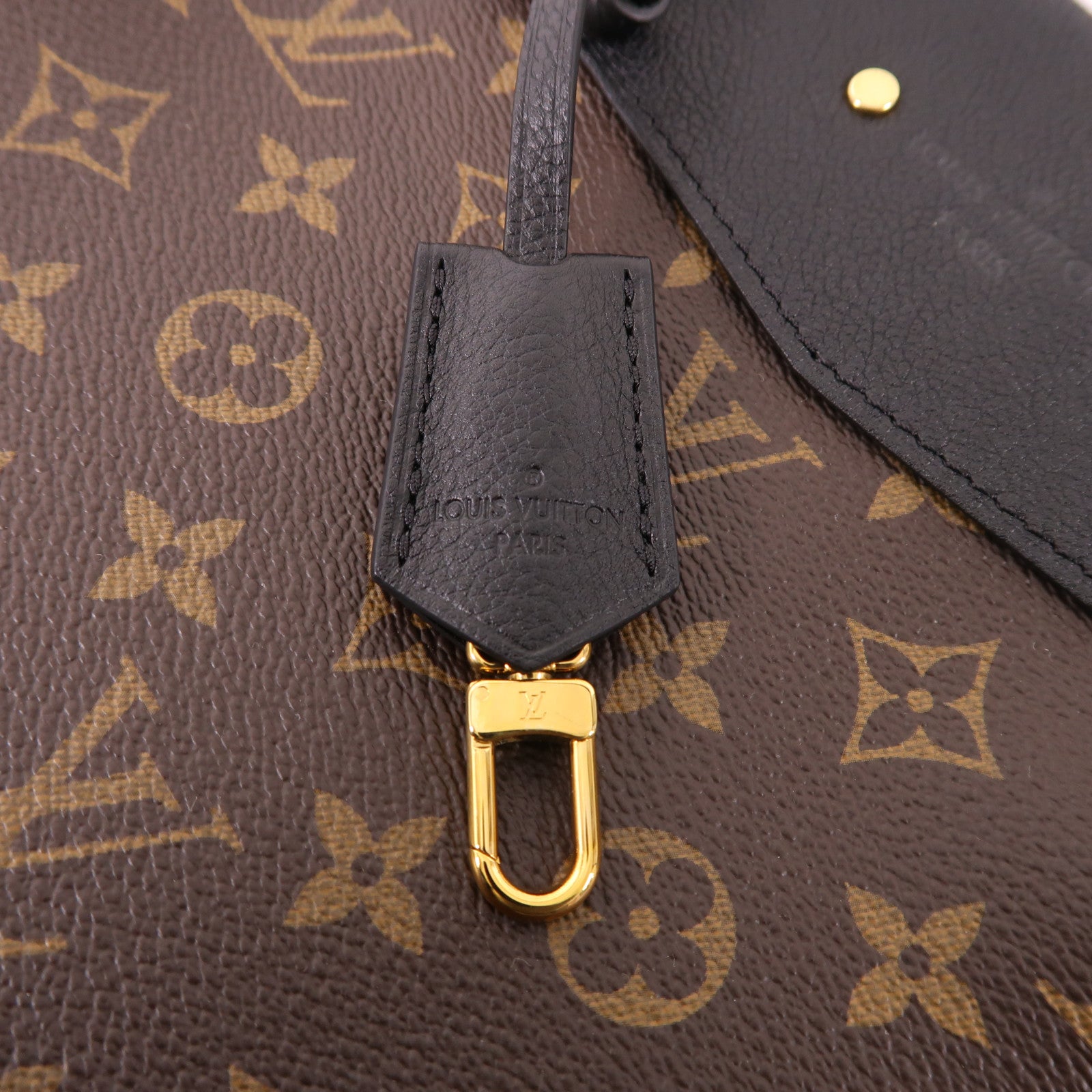 LOUIS VUITTON LV GHW Pallas Shopper Shoulder Bag M51198 Monogram Brown