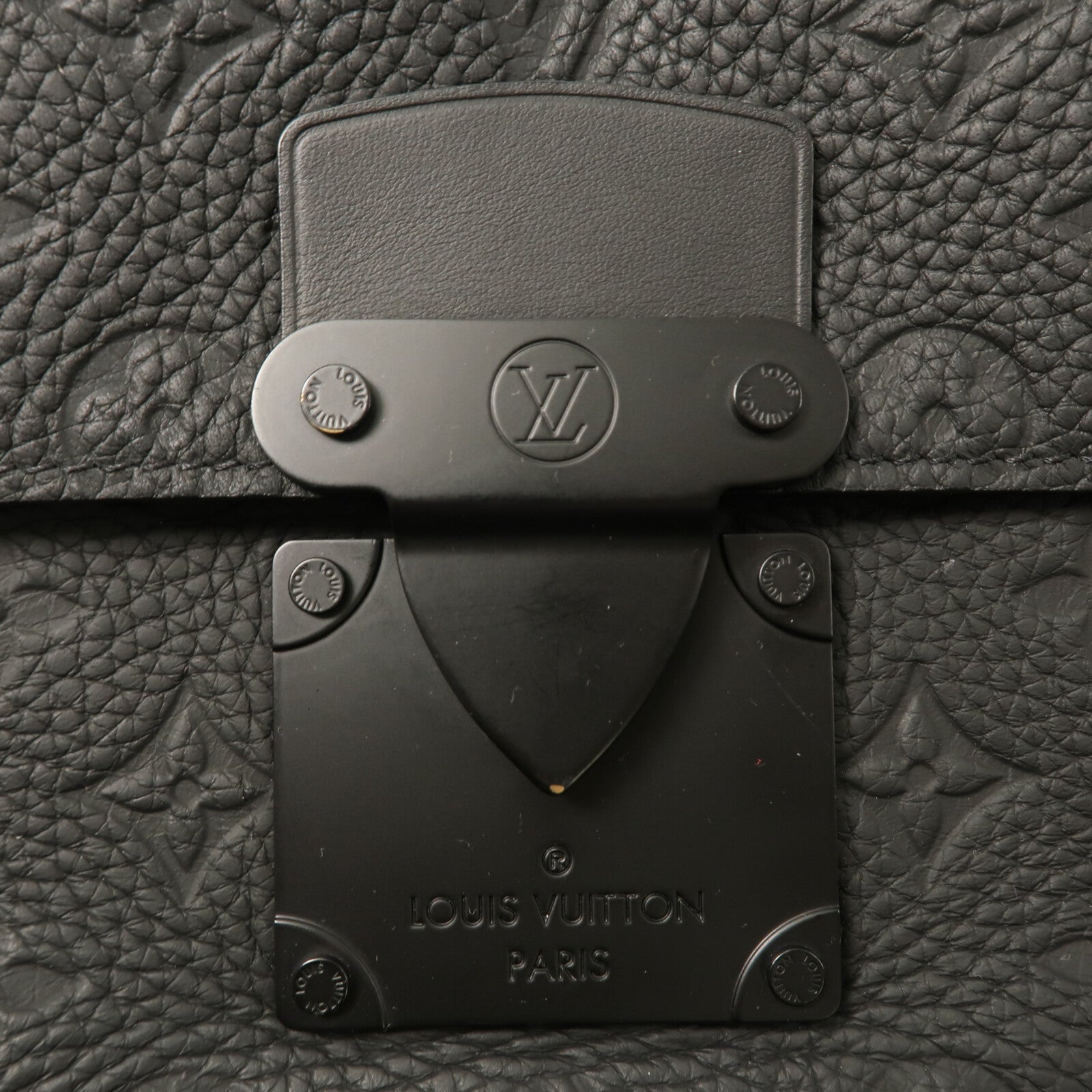 LOUIS VUITTON Monogram Taurillon S Lock肩背袋