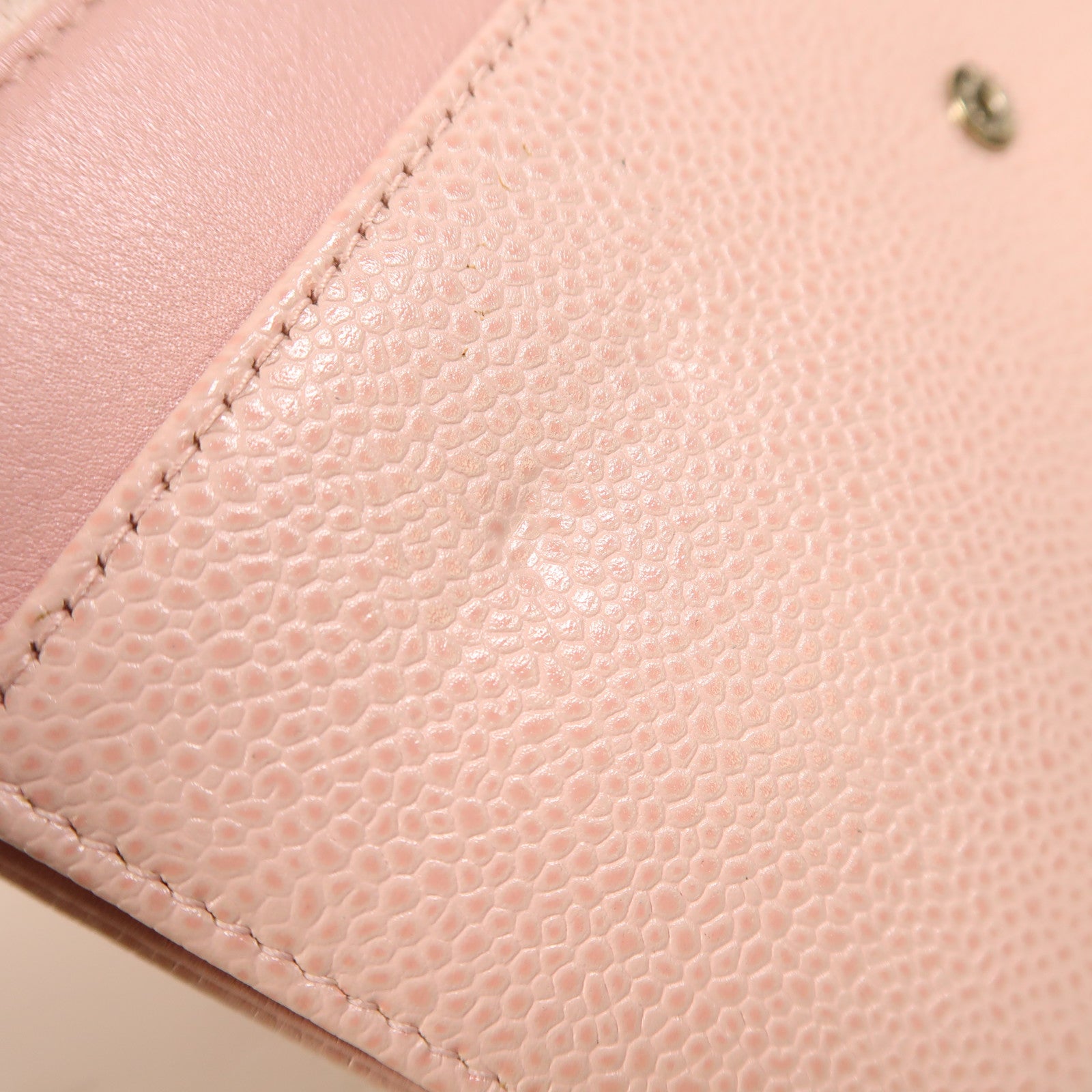CHANEL 牛皮皮革WOC Wallet On Chain銀扣鏈帶肩背袋