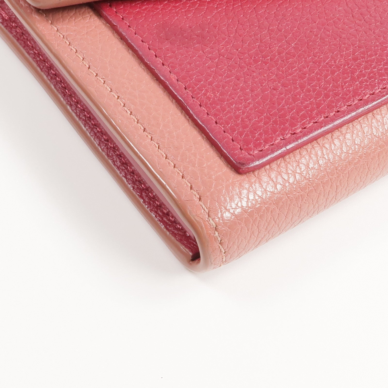 LOUIS VUITTON 牛皮皮革Portefeuille Mylockme銀扣長錢包