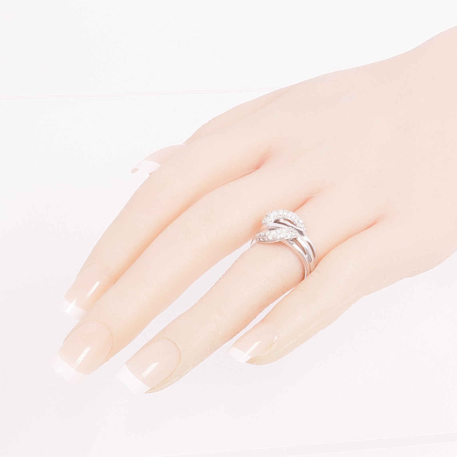 JEWELRY 18K白金Diamond Ring鑽石戒指US#6.25