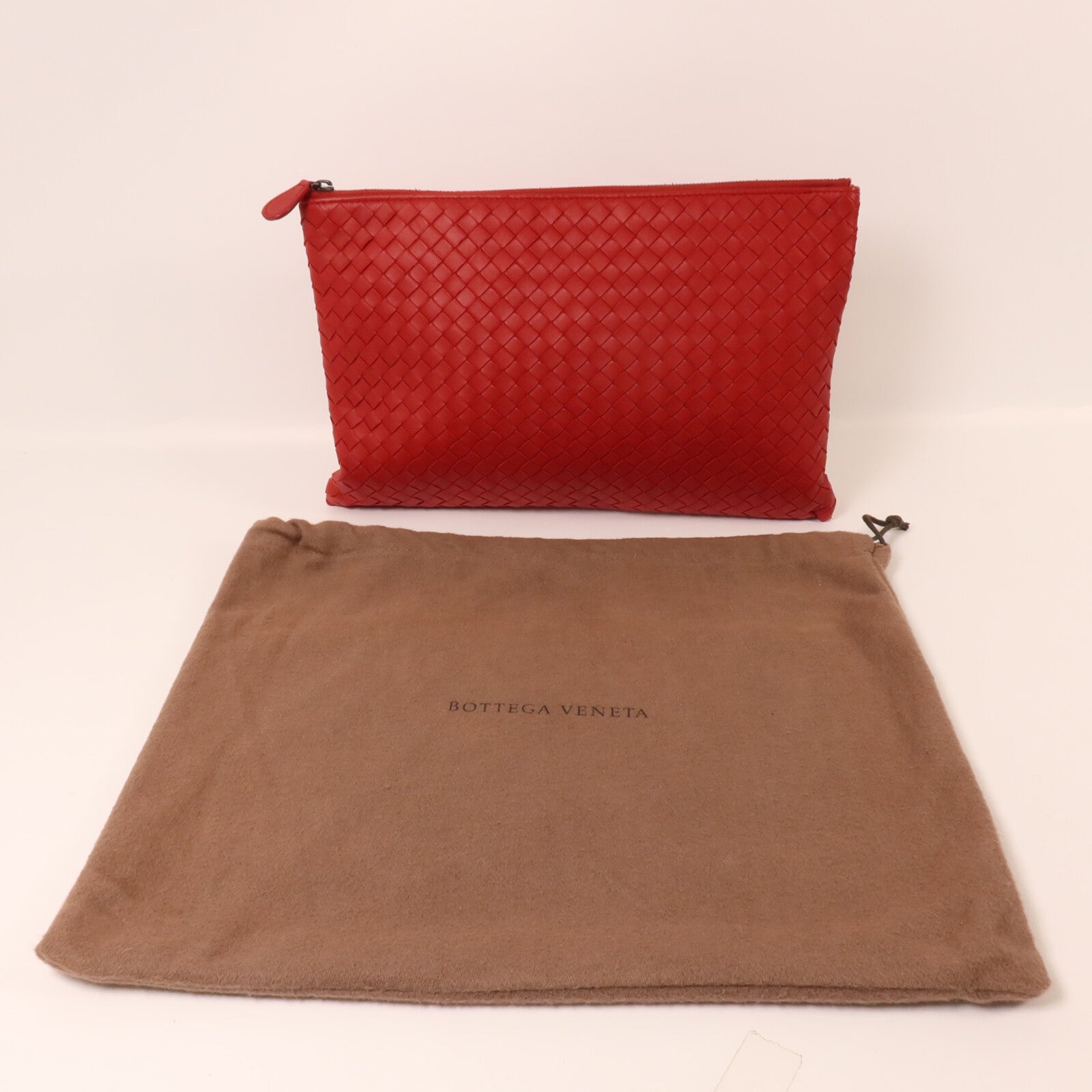 BOTTEGA VENETA 【激減優惠】牛皮皮革Clutch Bag手拿包