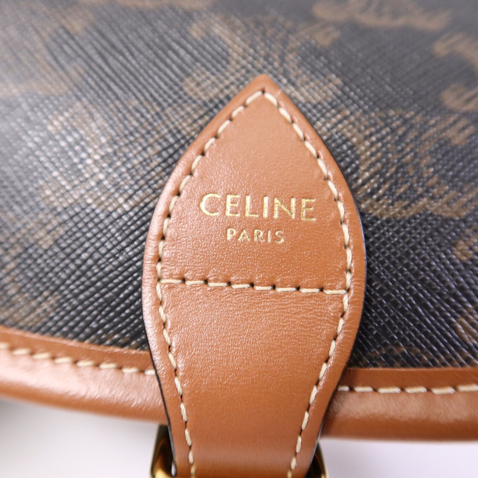 CELINE 塗層帆布Folco肩背袋