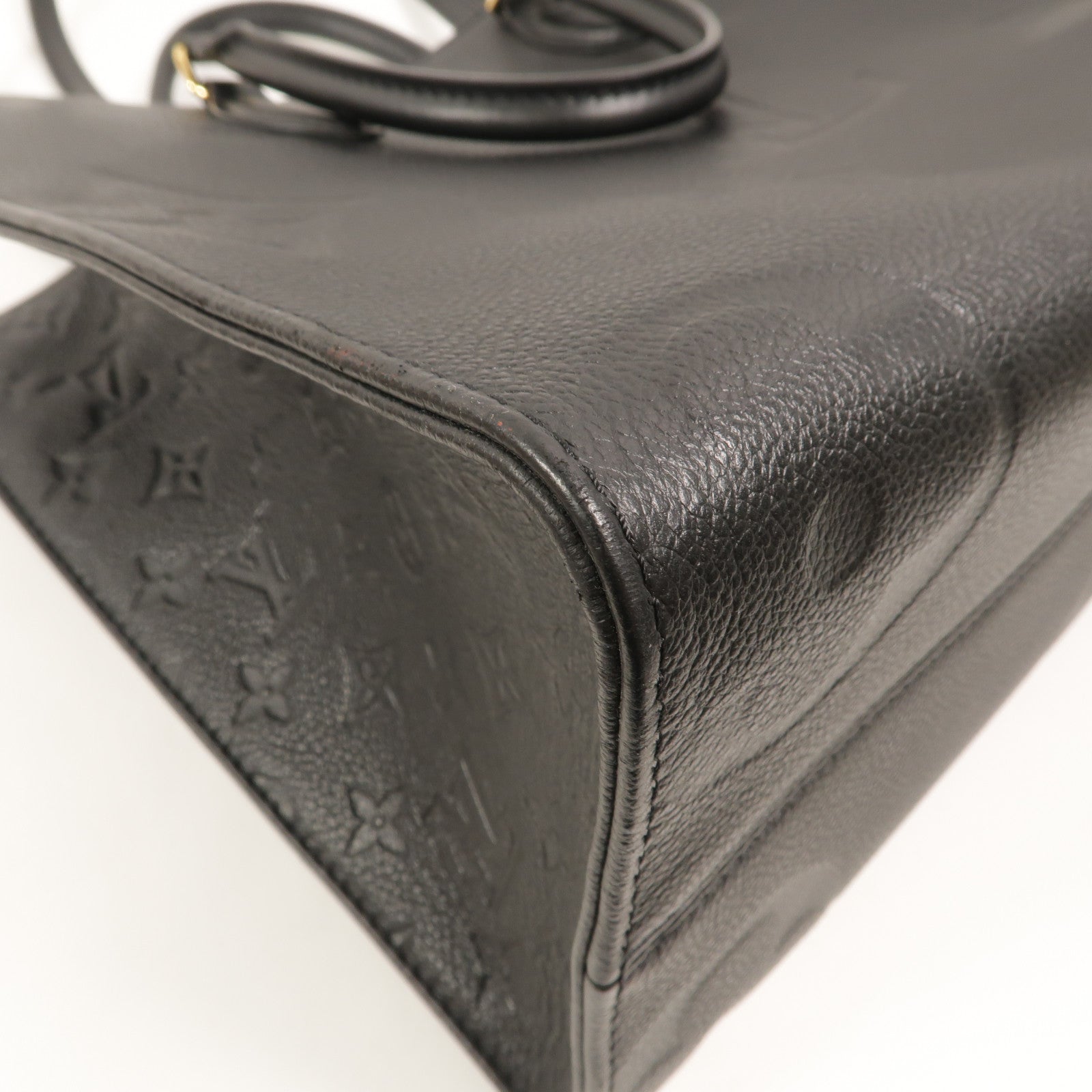 LOUIS VUITTON Monogram Empreinte On The Go MM手挽肩背兩用袋