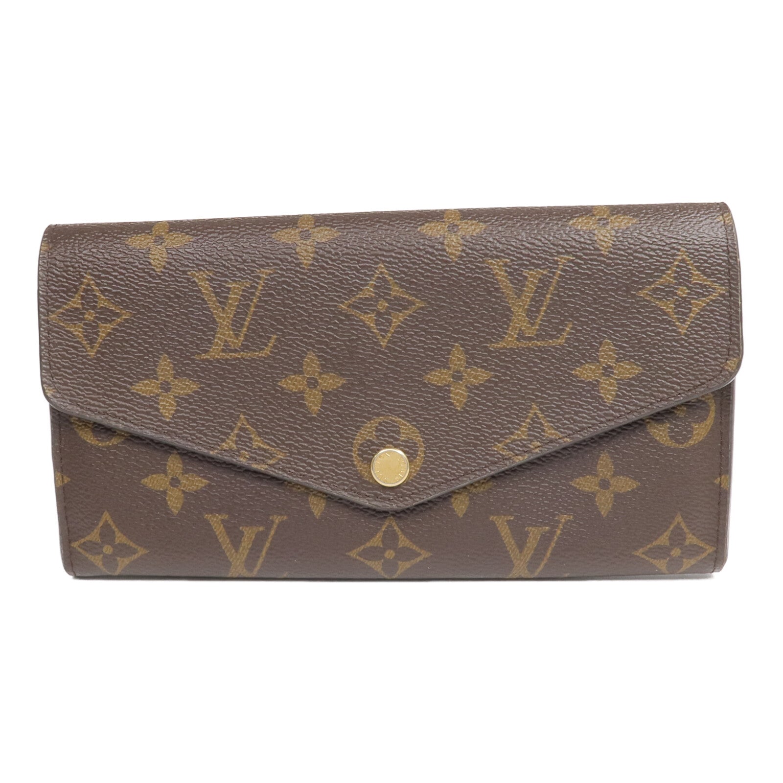LOUIS VUITTON Monogram Portefeuille Sarah金扣長錢包