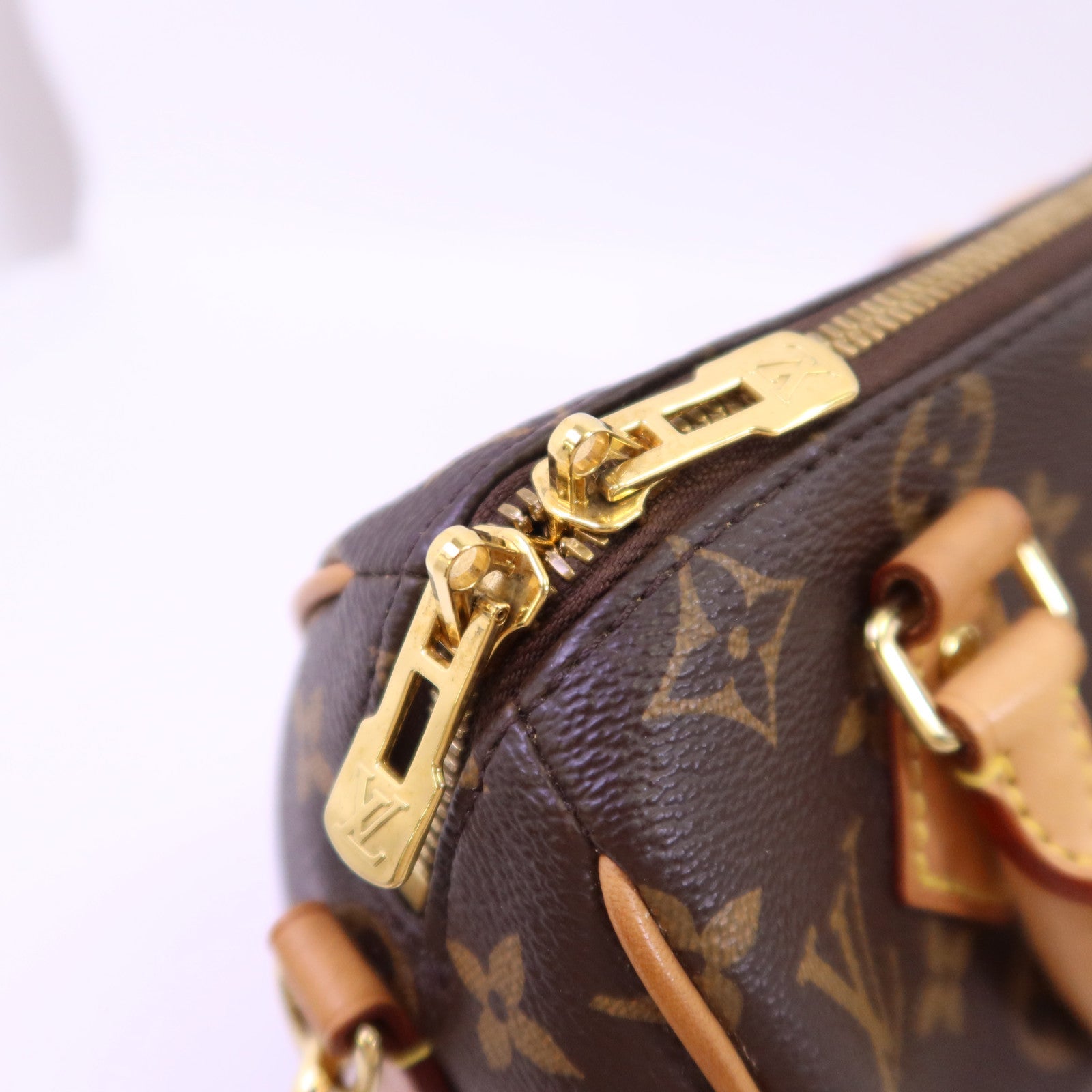 LOUIS VUITTON Monogram Speedy Bandouliere 20金扣手挽肩背兩用袋
