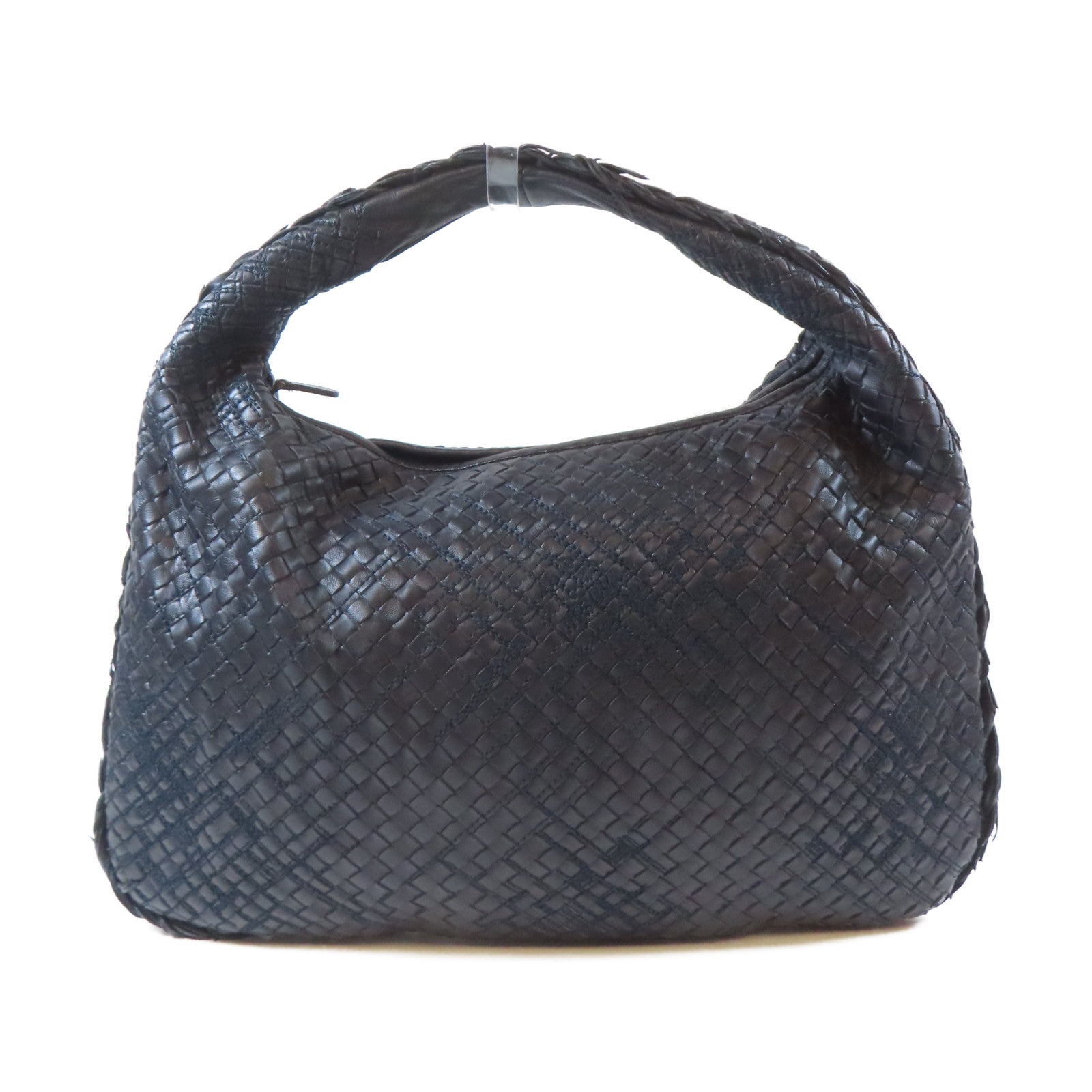 BOTTEGA VENETA 織紋牛皮皮革Hand Bag手挽袋黑色