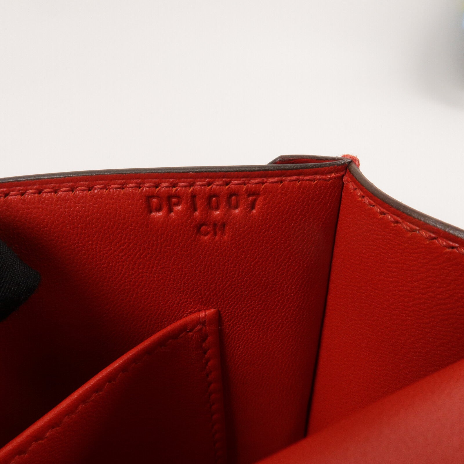 HERMES Chevre皮革Mini Verrou鏈帶肩背袋Rough de Coeur