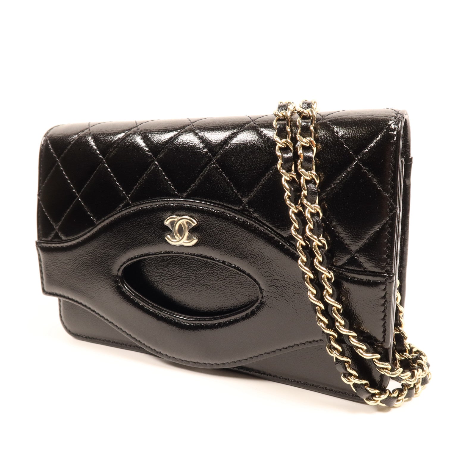 CHANEL 牛皮皮革Chanel 31 Wallet on Chain金扣鏈帶肩背袋