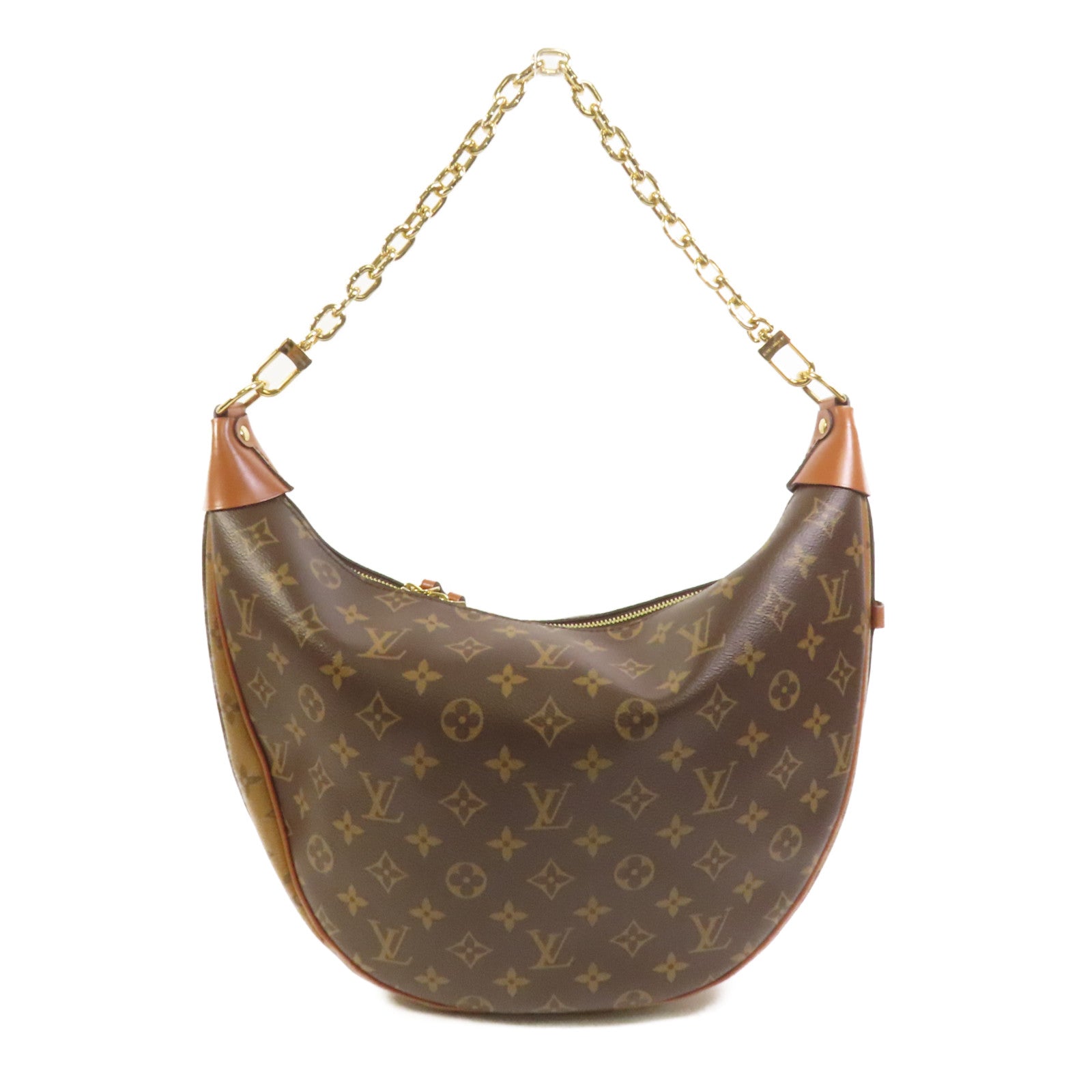 LOUIS VUITTON Monogram Loop Hobo金扣手挽肩背兩用袋