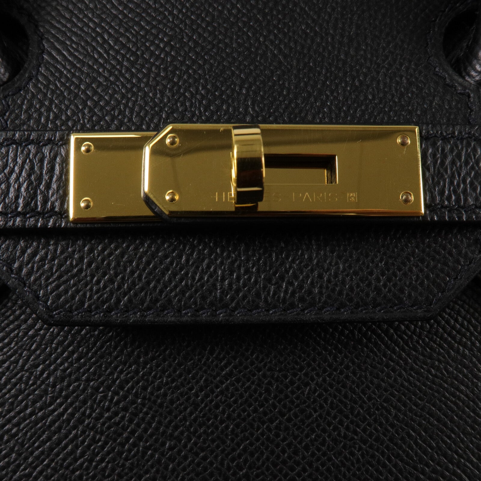 HERMES Epsom皮革Birkin 30手挽袋Noir