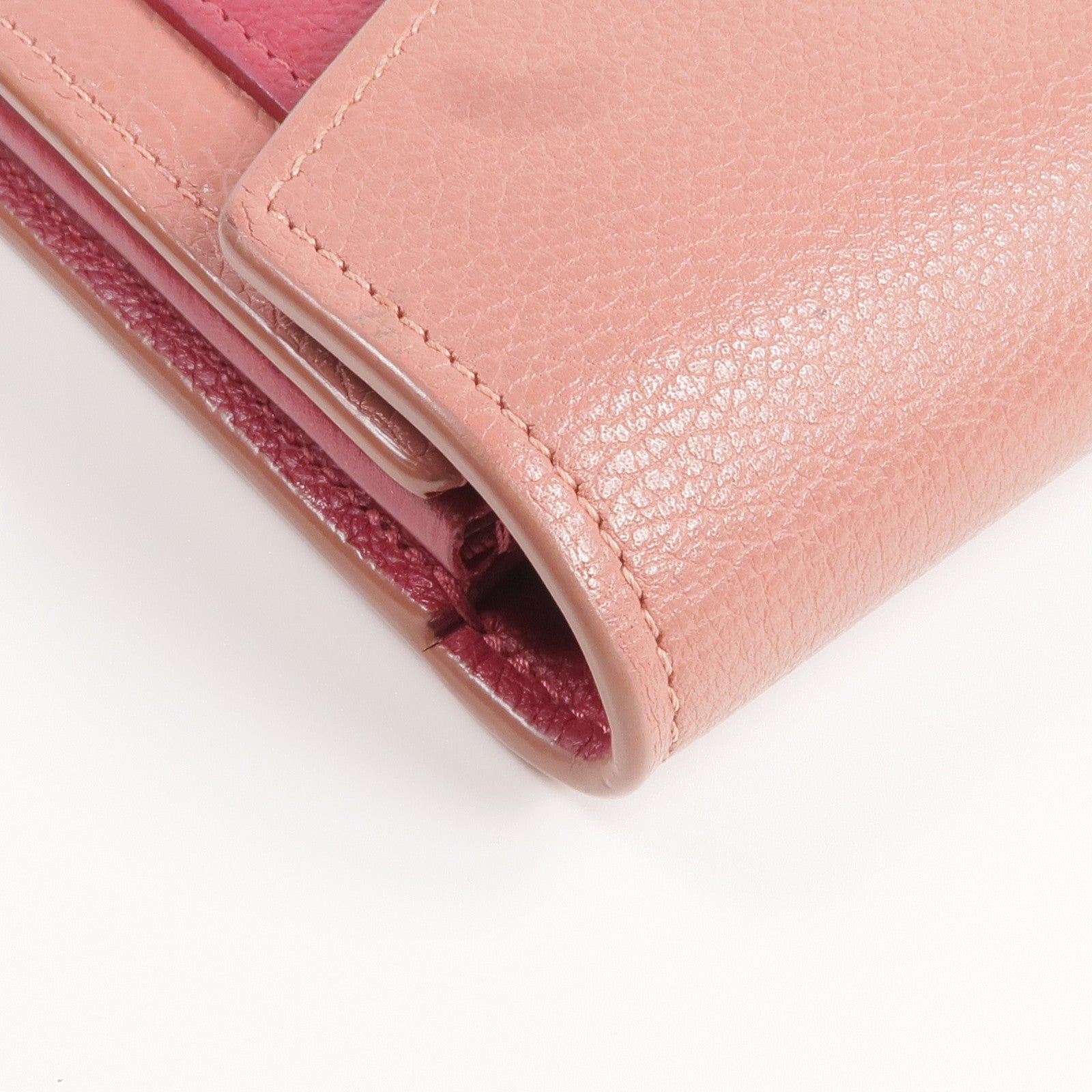 LOUIS VUITTON 牛皮皮革Portefeuille Mylockme銀扣長錢包