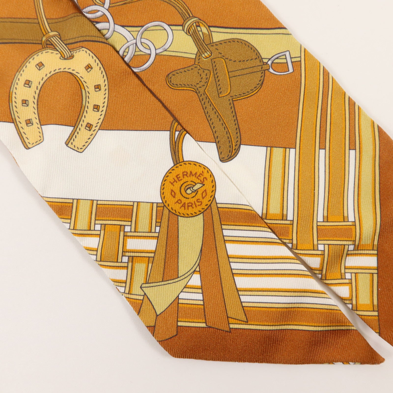 HERMES 絲質Twilly絲巾