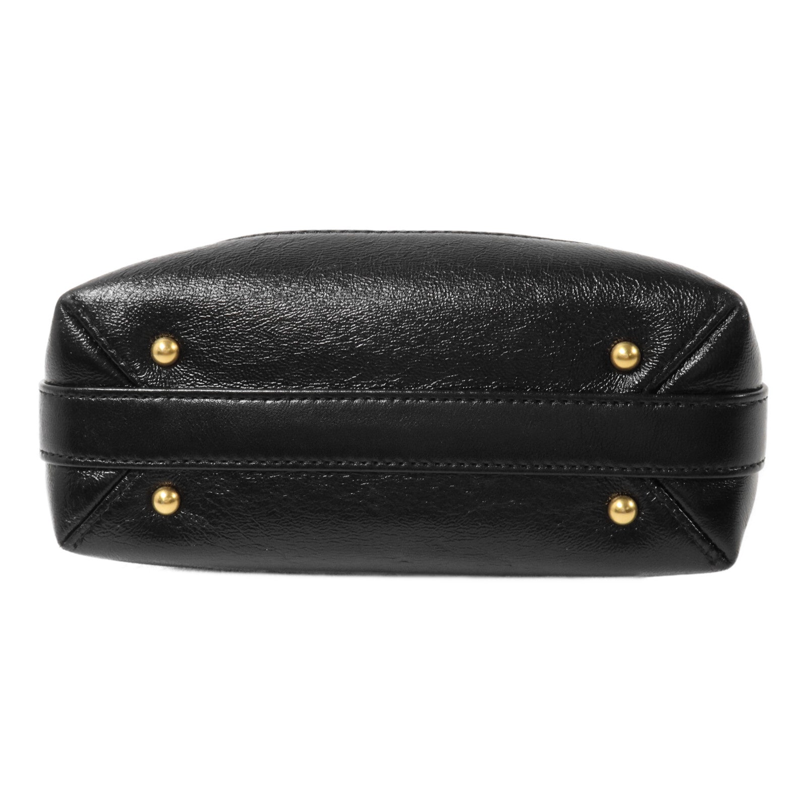 CHANEL 牛皮皮革Mini Bag With Top Handle鏈帶手挽肩背兩用袋