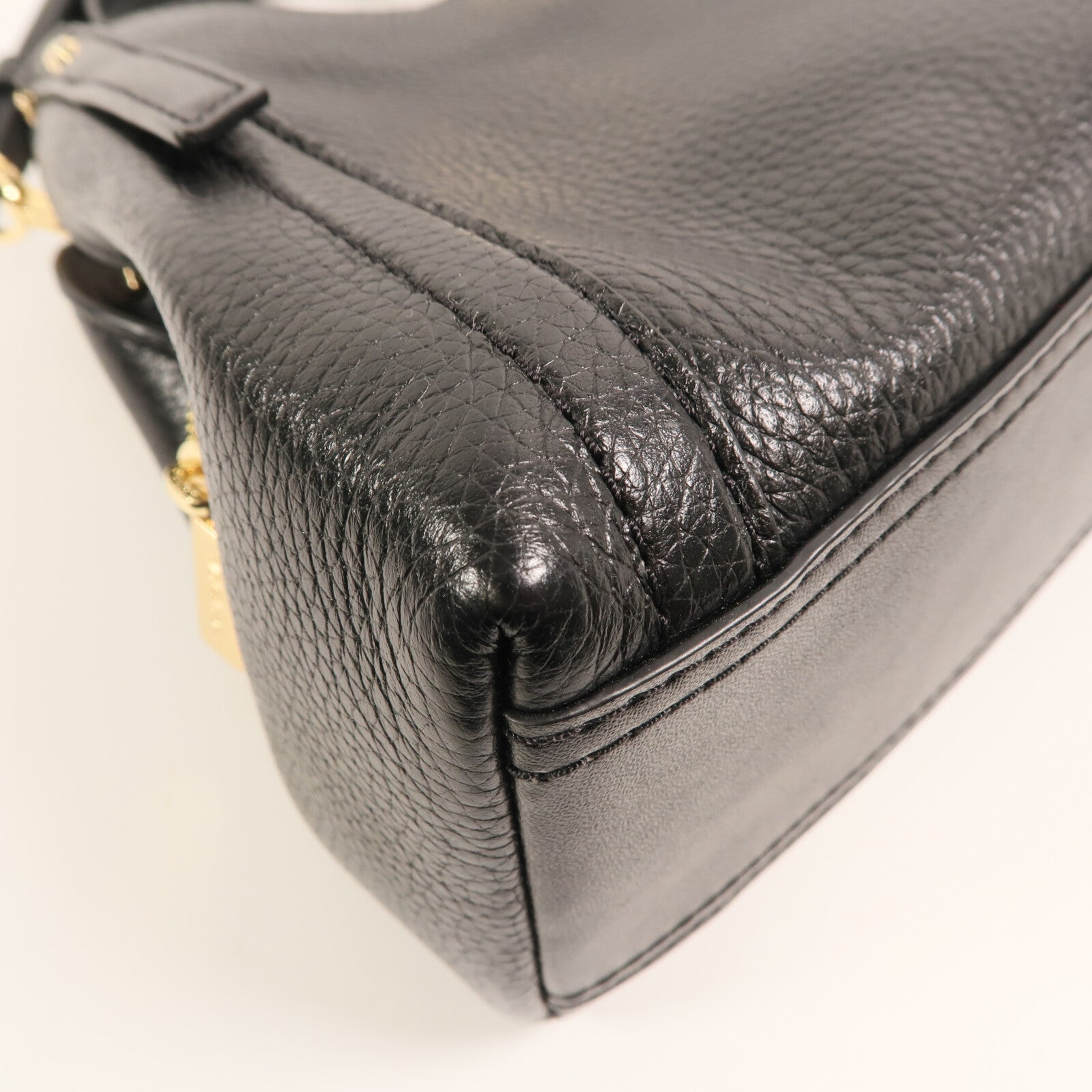 Michael Kors 牛皮皮革Shoulder Bag金扣手挽肩背兩用袋