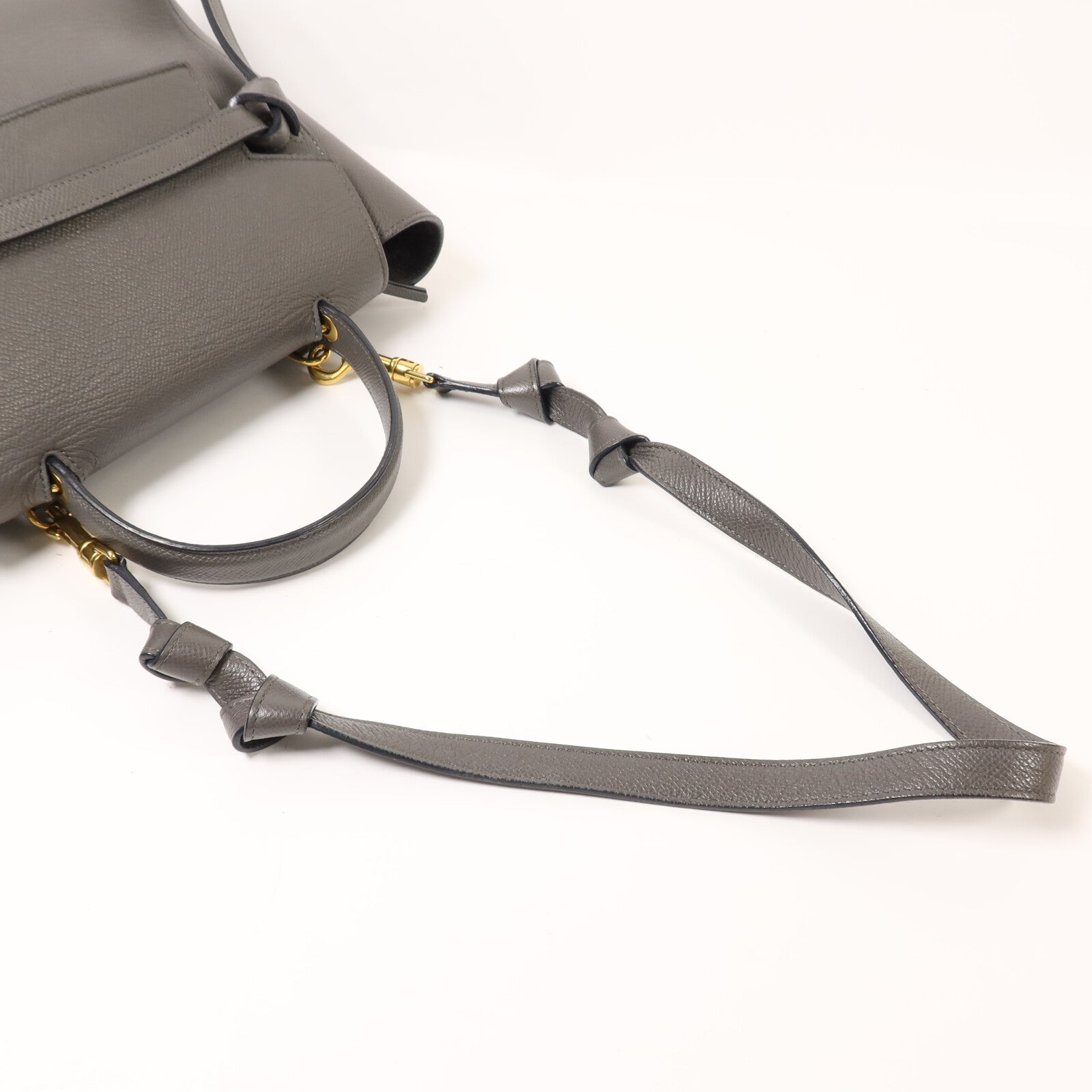 CELINE 牛皮皮革Micro Belt Bag手扣手挽肩背兩用袋