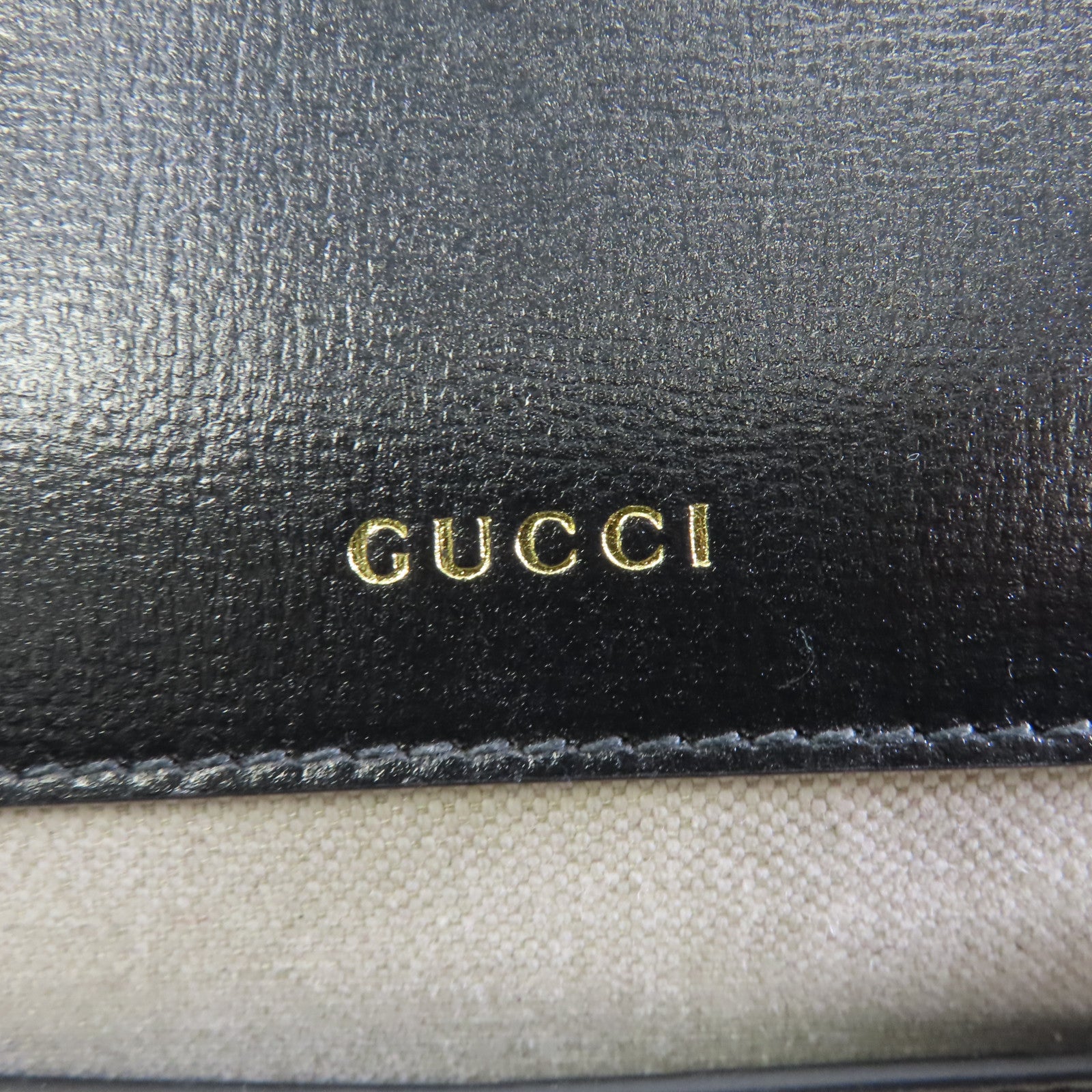 GUCCI 牛皮皮革Horsebit 1955 Mini Bag金扣肩背袋黑色