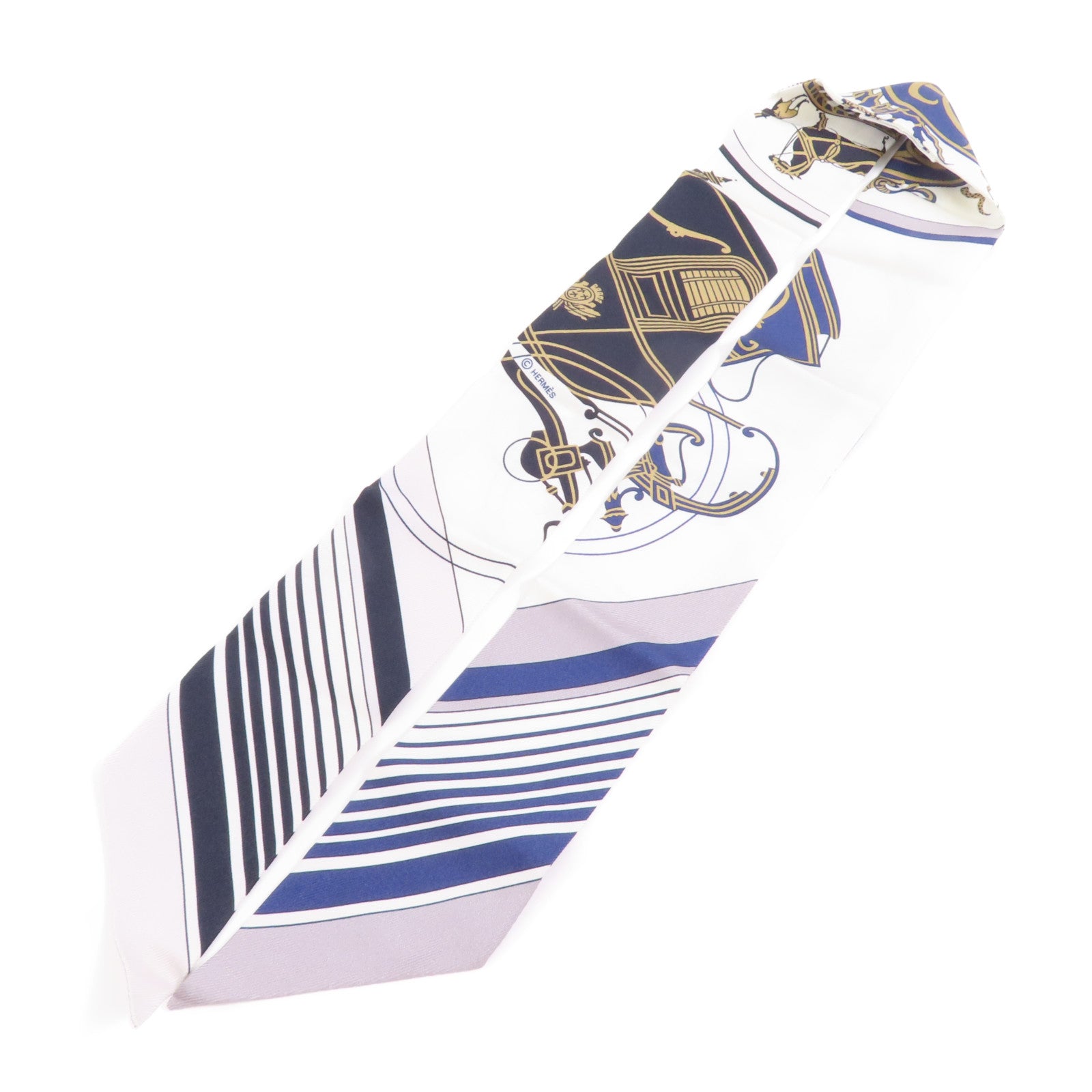 HERMES 絲質Twilly絲巾