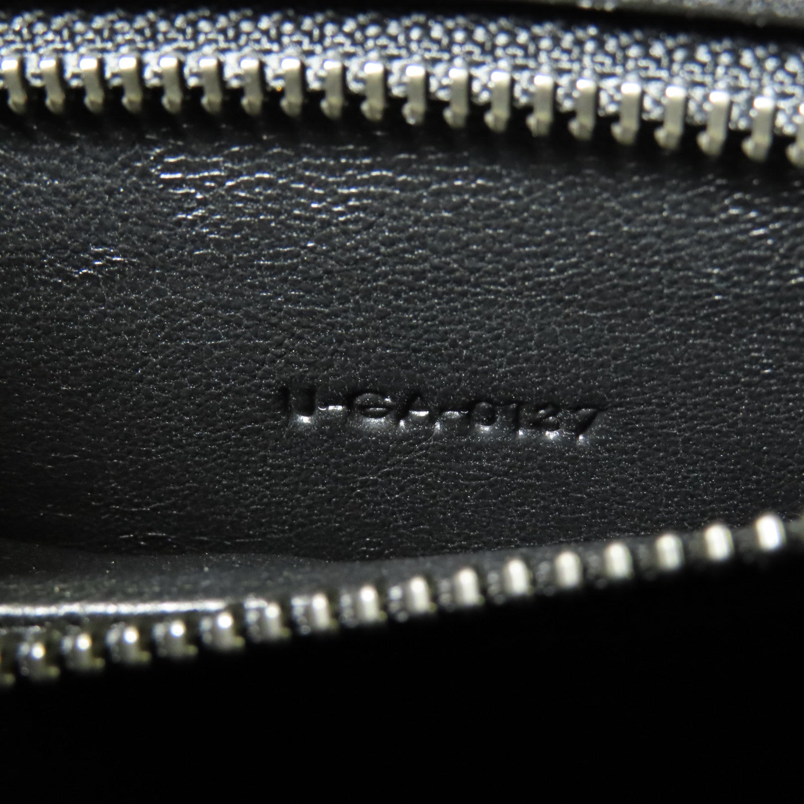 CELINE 牛皮皮革Micro Luggage銀扣手挽袋