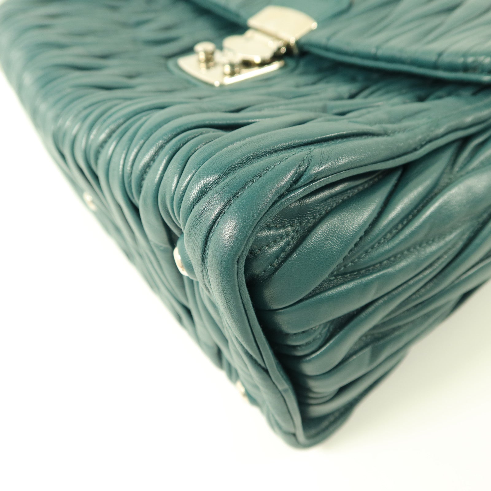Miu Miu 牛皮皮革Matelasse 2 Way Shoulder Bag手挽肩背兩用袋