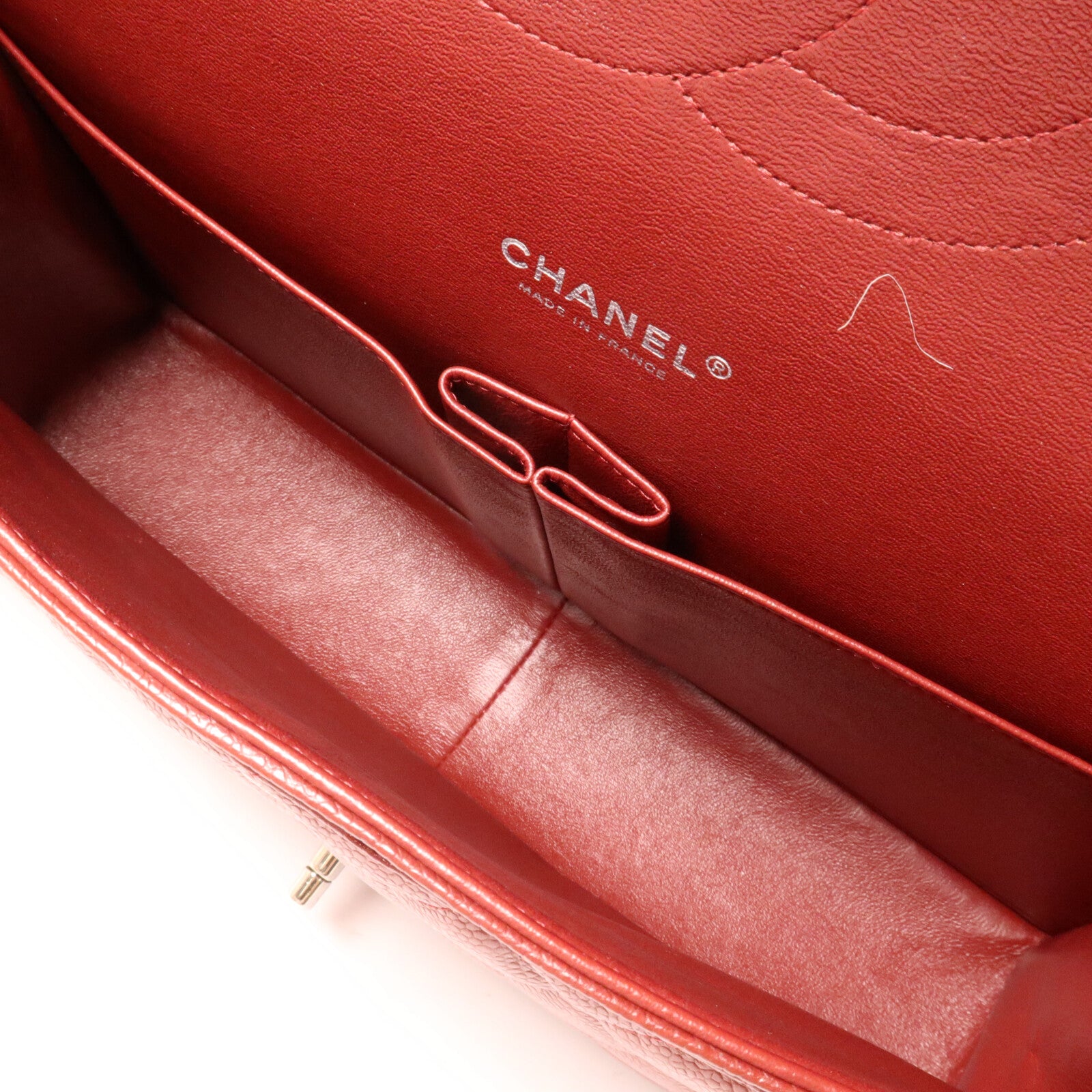 CHANEL 牛皮皮革Maxi Classic鏈帶肩背袋