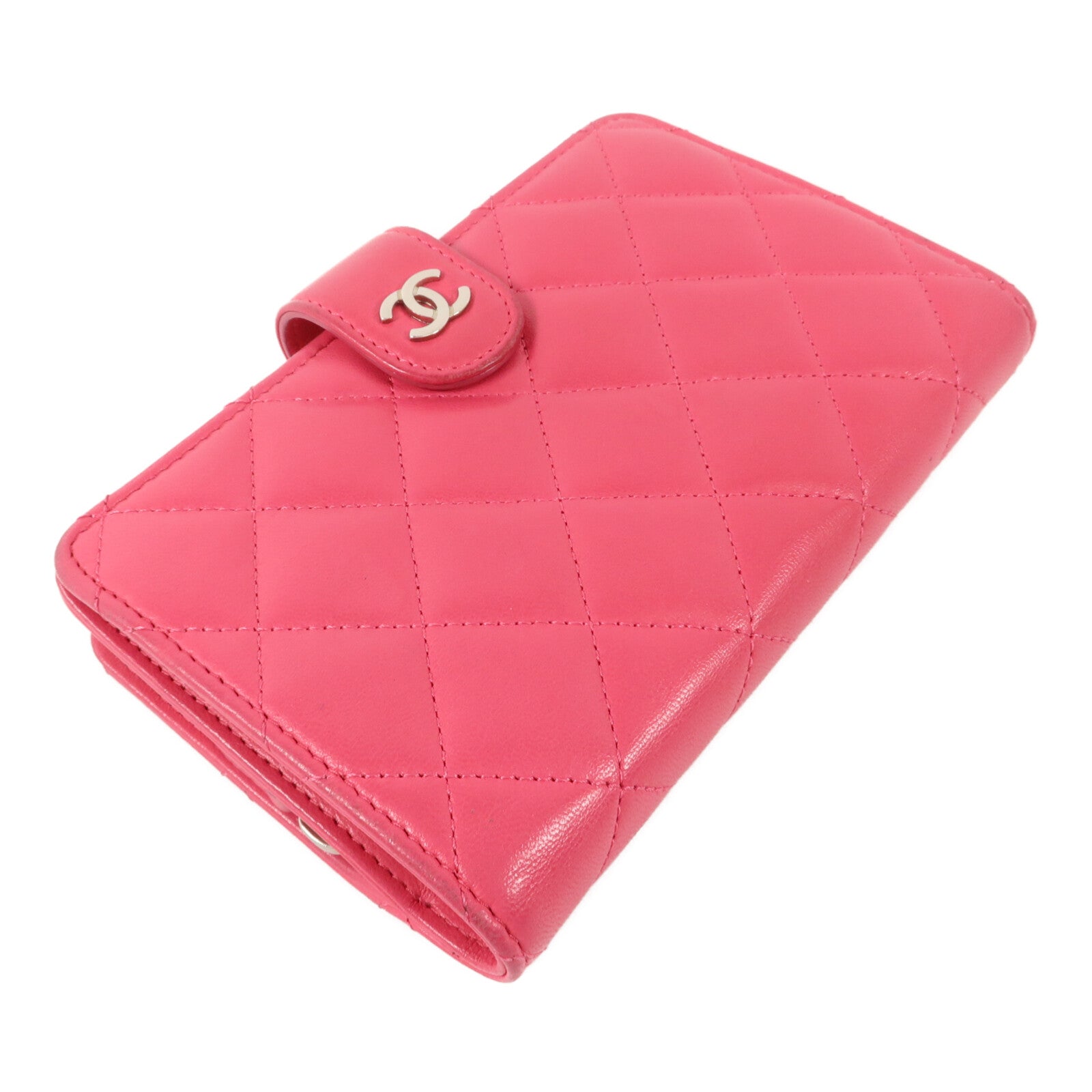 CHANEL 羊皮皮革Bifold Wallet錢包