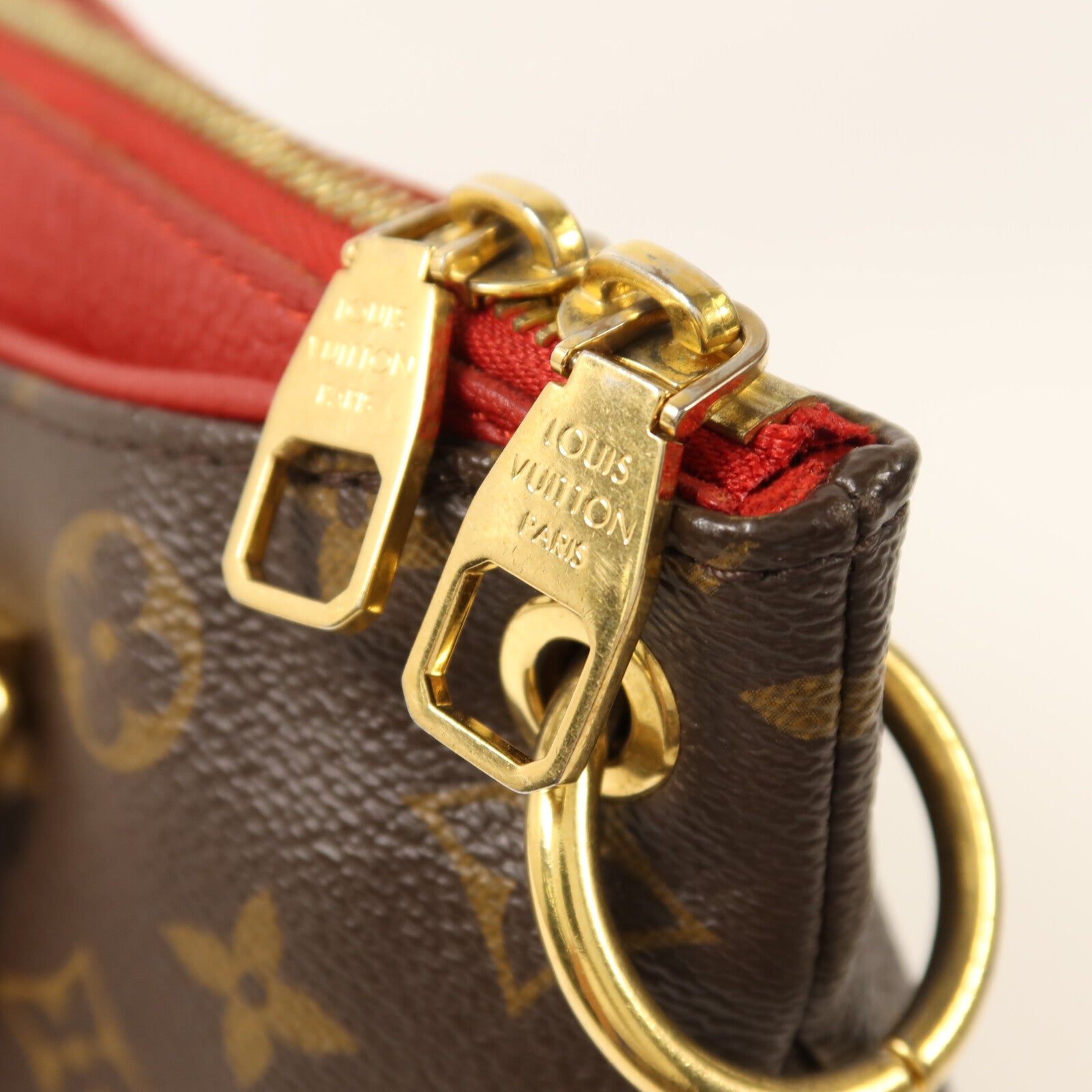 LOUIS VUITTON Monogram Pallas BB金扣手挽肩背兩用袋