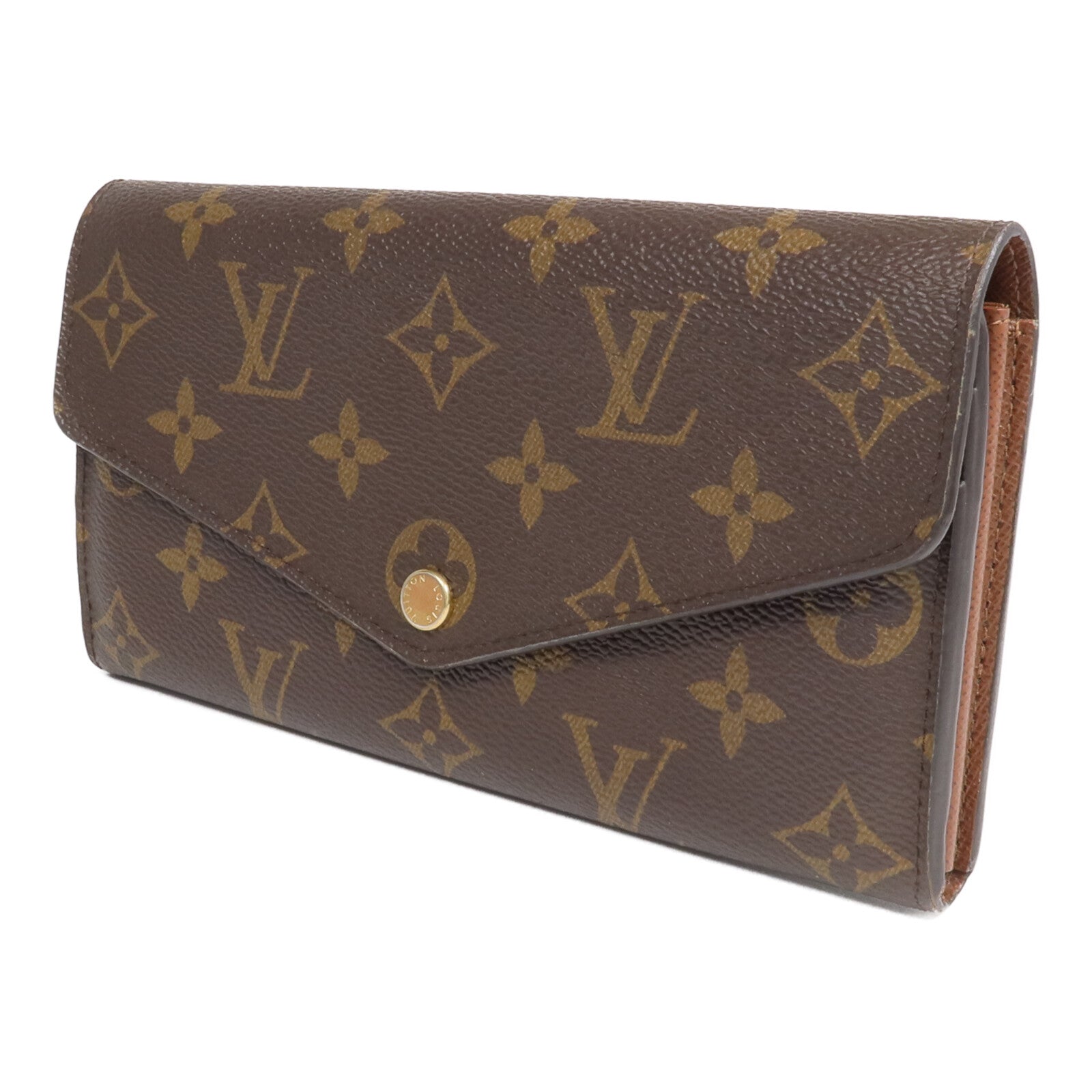LOUIS VUITTON Monogram Portefeuille Sarah金扣長錢包
