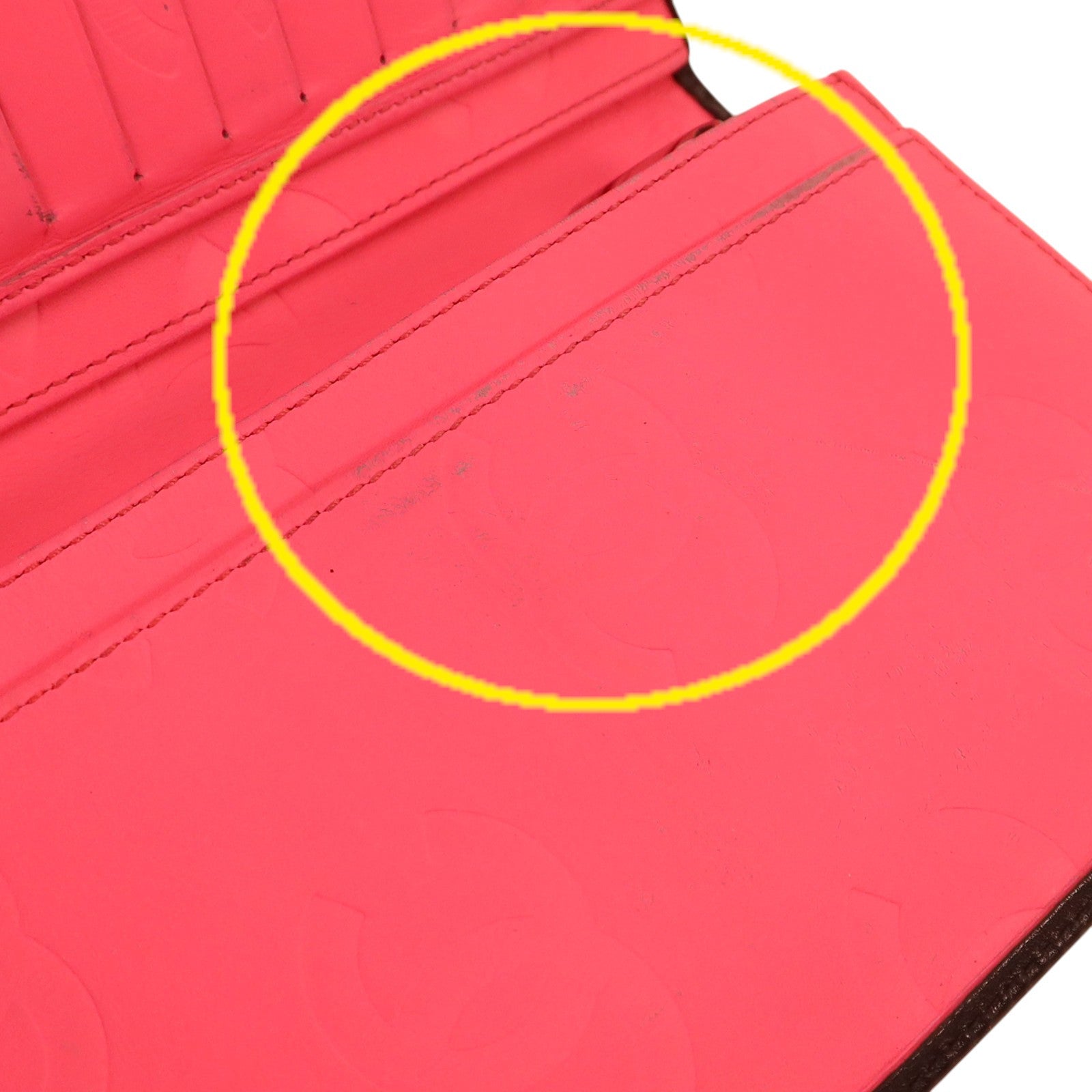 CHANEL 牛皮皮革Cambon Long Wallet銀扣長錢包