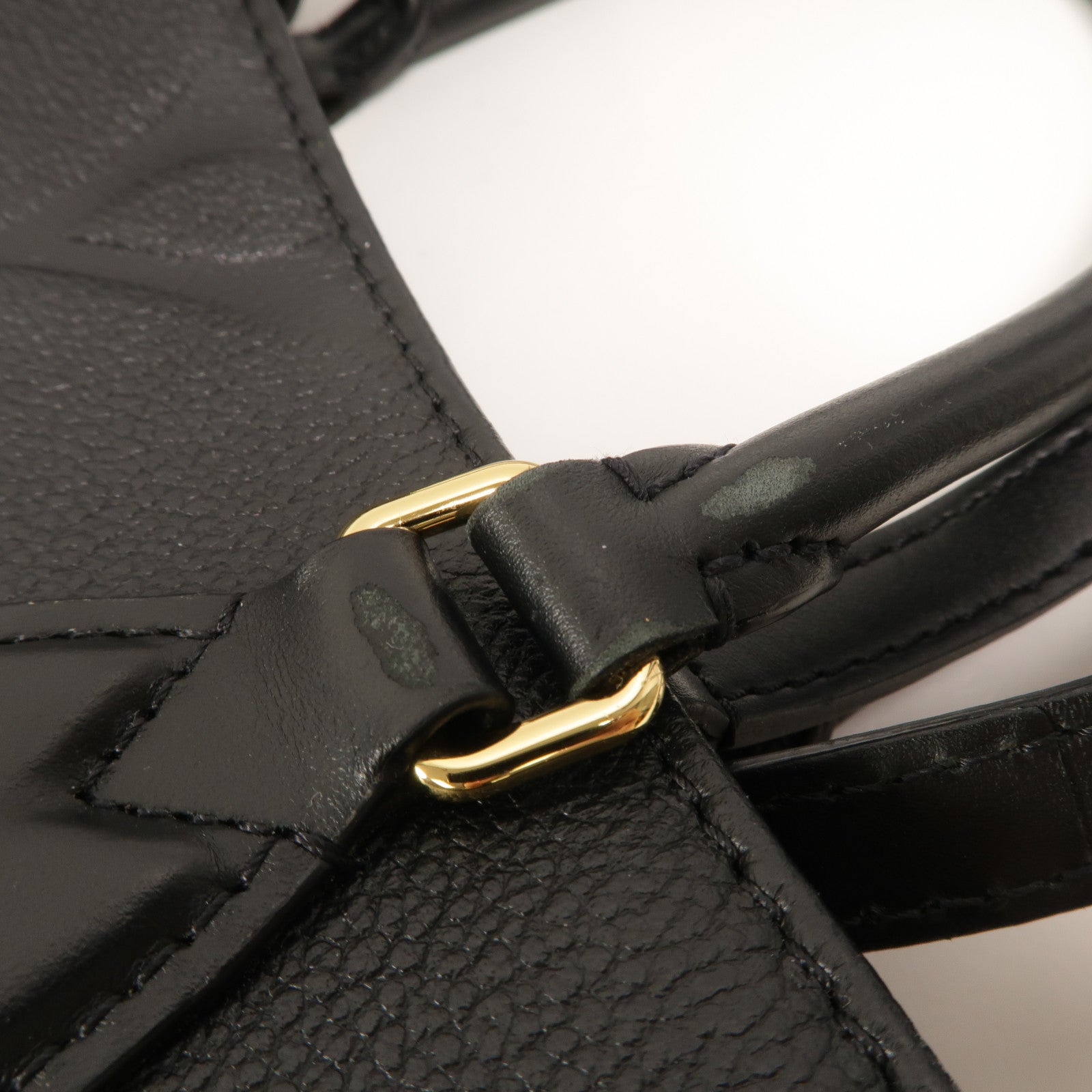 LOUIS VUITTON Monogram Empreinte On The Go MM手挽肩背兩用袋