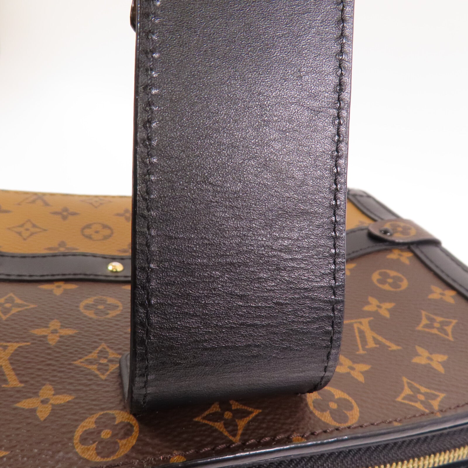 LOUIS VUITTON 【激減優惠】Monogram Reverse Trunk Clutch金扣肩背袋