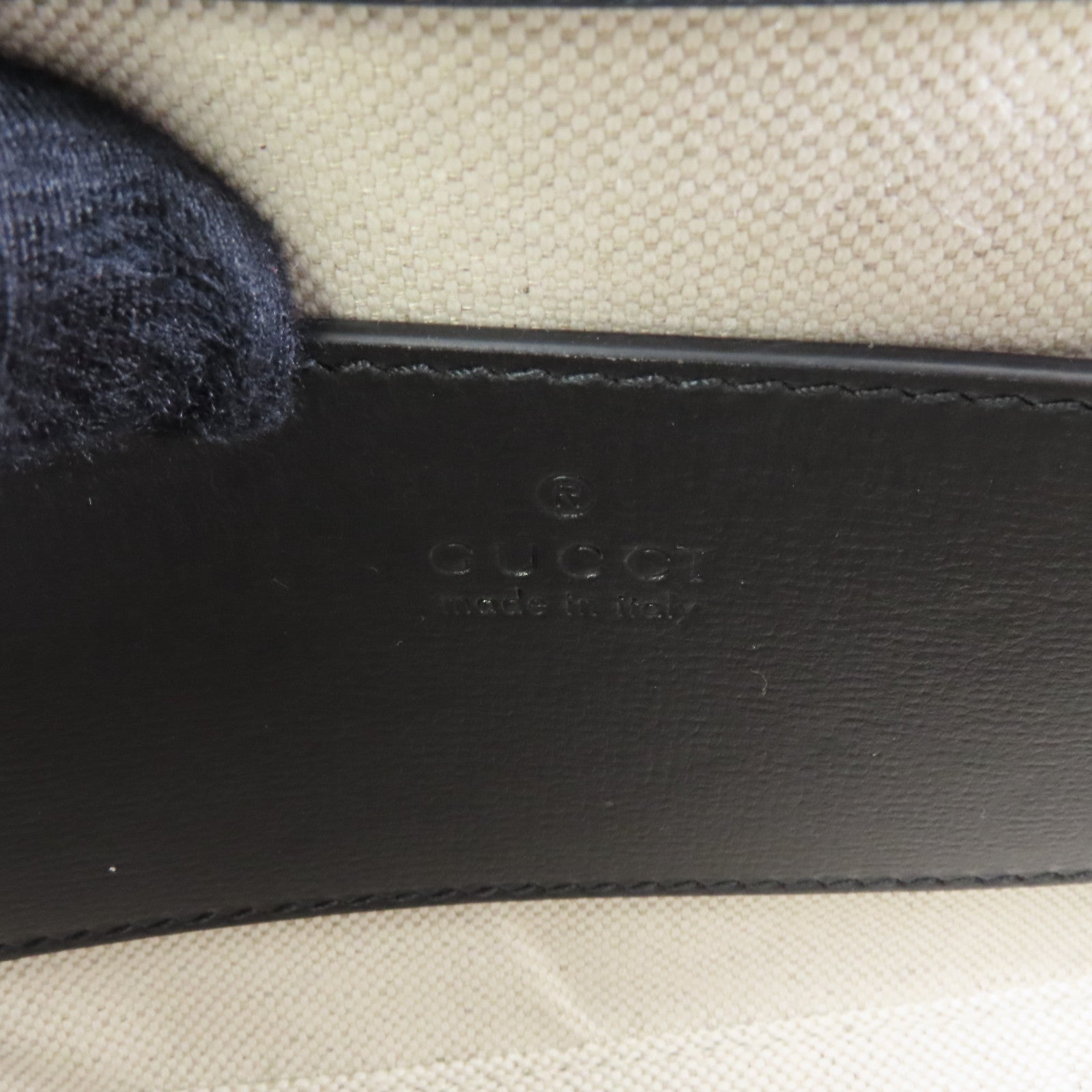 GUCCI 牛皮皮革Horsebit 1955 Mini Bag金扣肩背袋黑色