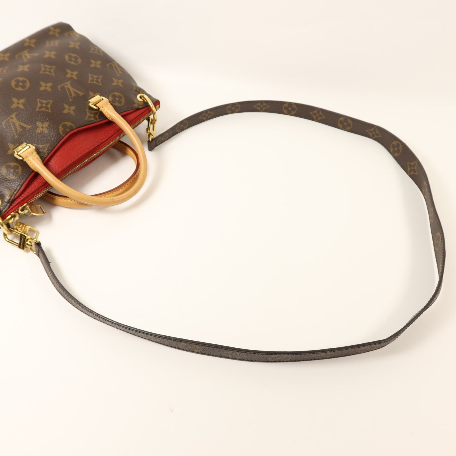 LOUIS VUITTON Monogram Pallas BB金扣手挽肩背兩用袋