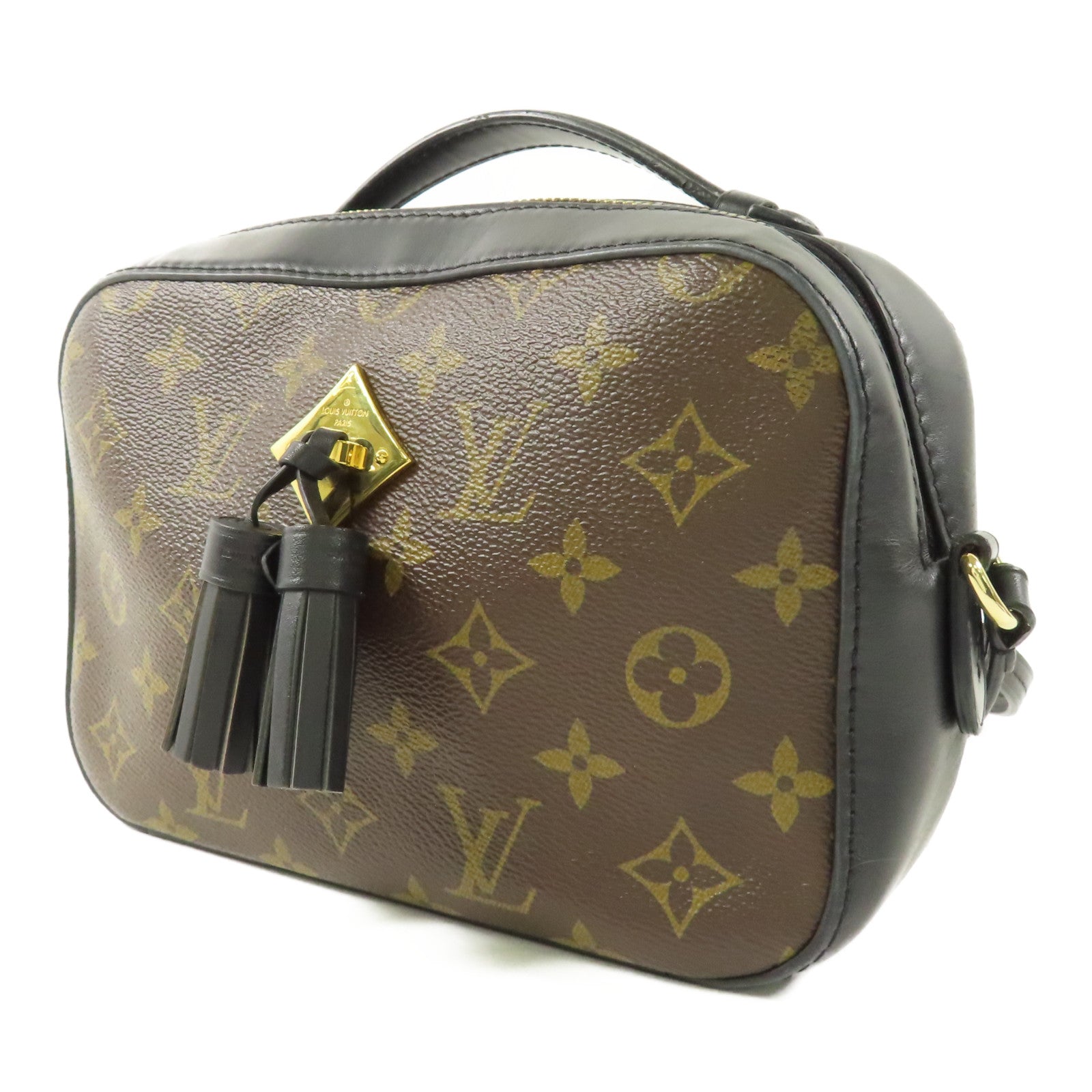 LOUIS VUITTON 【激減優惠】Monogram Saintonge金扣手挽肩背兩用袋