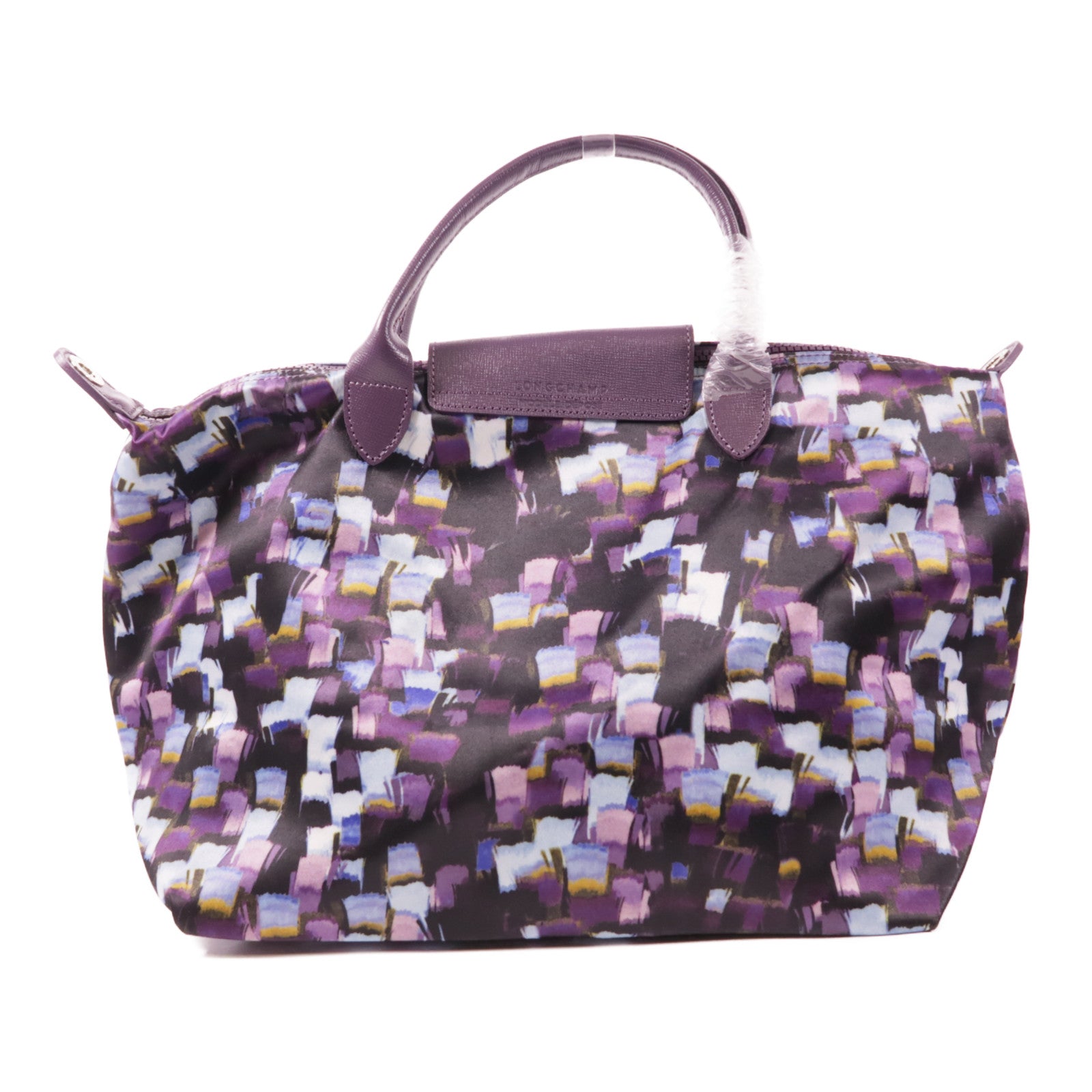 Longchamp 尼龍Tote Bag銀扣手挽肩背兩用袋