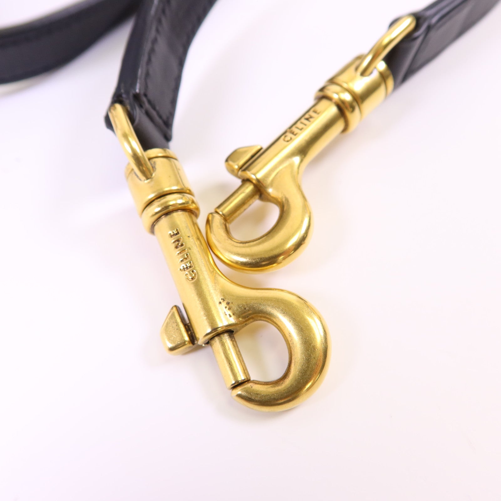 CELINE 牛皮皮革Nano Luggage金扣手挽肩背兩用袋