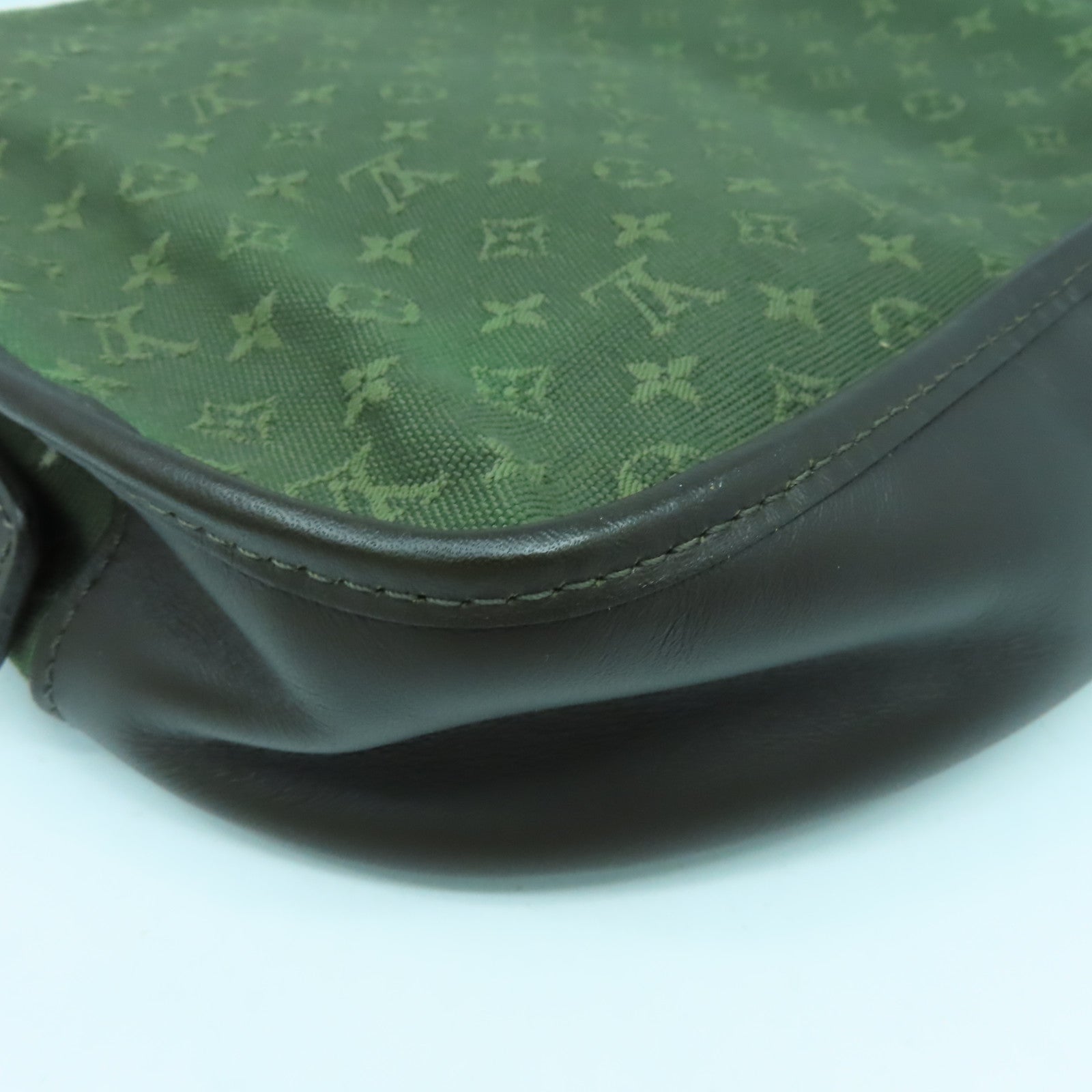 LOUIS VUITTON Monogram Mini Berangere金扣肩背袋綠色