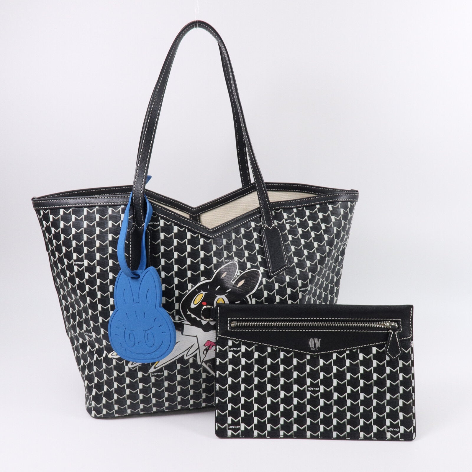 SELECTION 塗層帆布MoynatxLabubu Tote Bag手挽袋