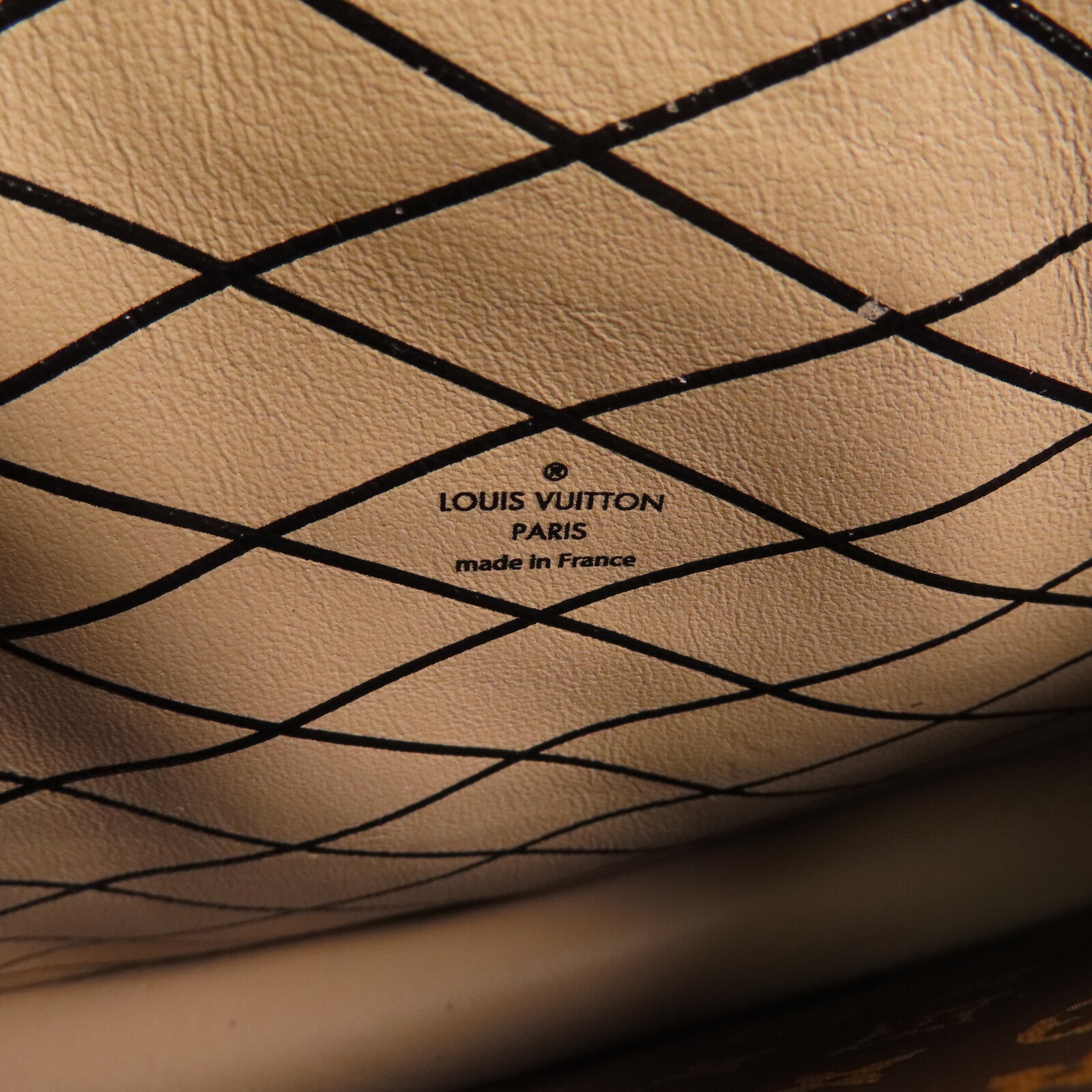 LOUIS VUITTON 【激減優惠】Monogram Reverse Trunk Clutch金扣肩背袋