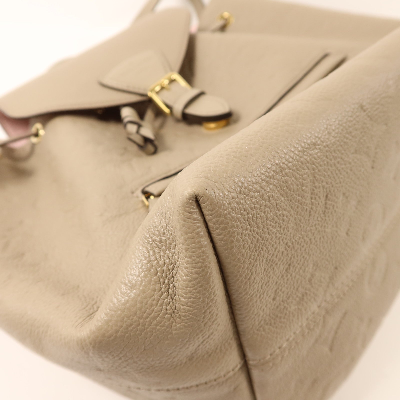 LOUIS VUITTON Monogram Empreinte Montsouris PM金扣背包