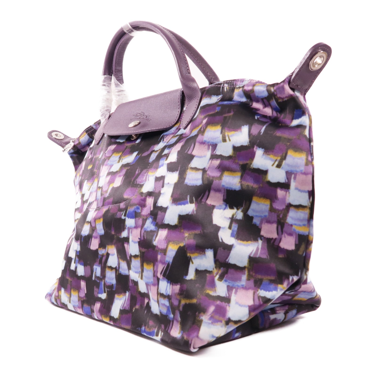 Longchamp 尼龍Tote Bag銀扣手挽肩背兩用袋