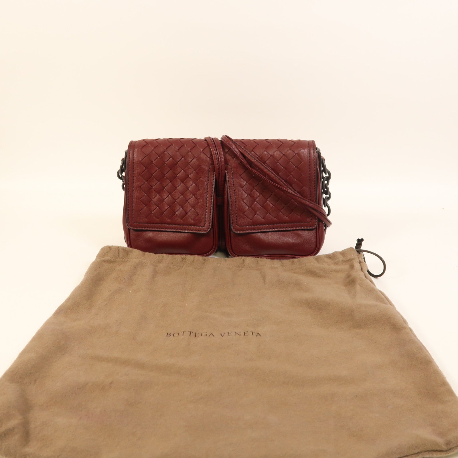 BOTTEGA VENETA 牛皮皮革Shoulder Bag肩背袋