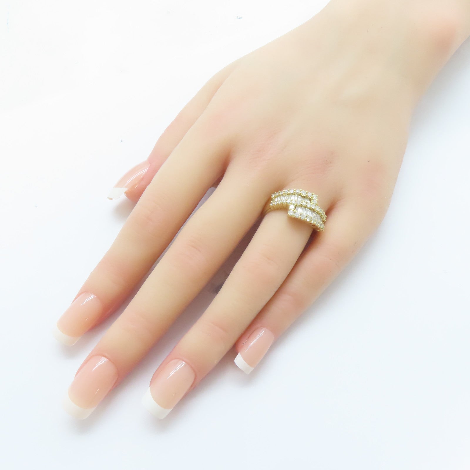 JEWELRY 18K黃金Diamond Ring 1.15ct鑽石戒指US#8