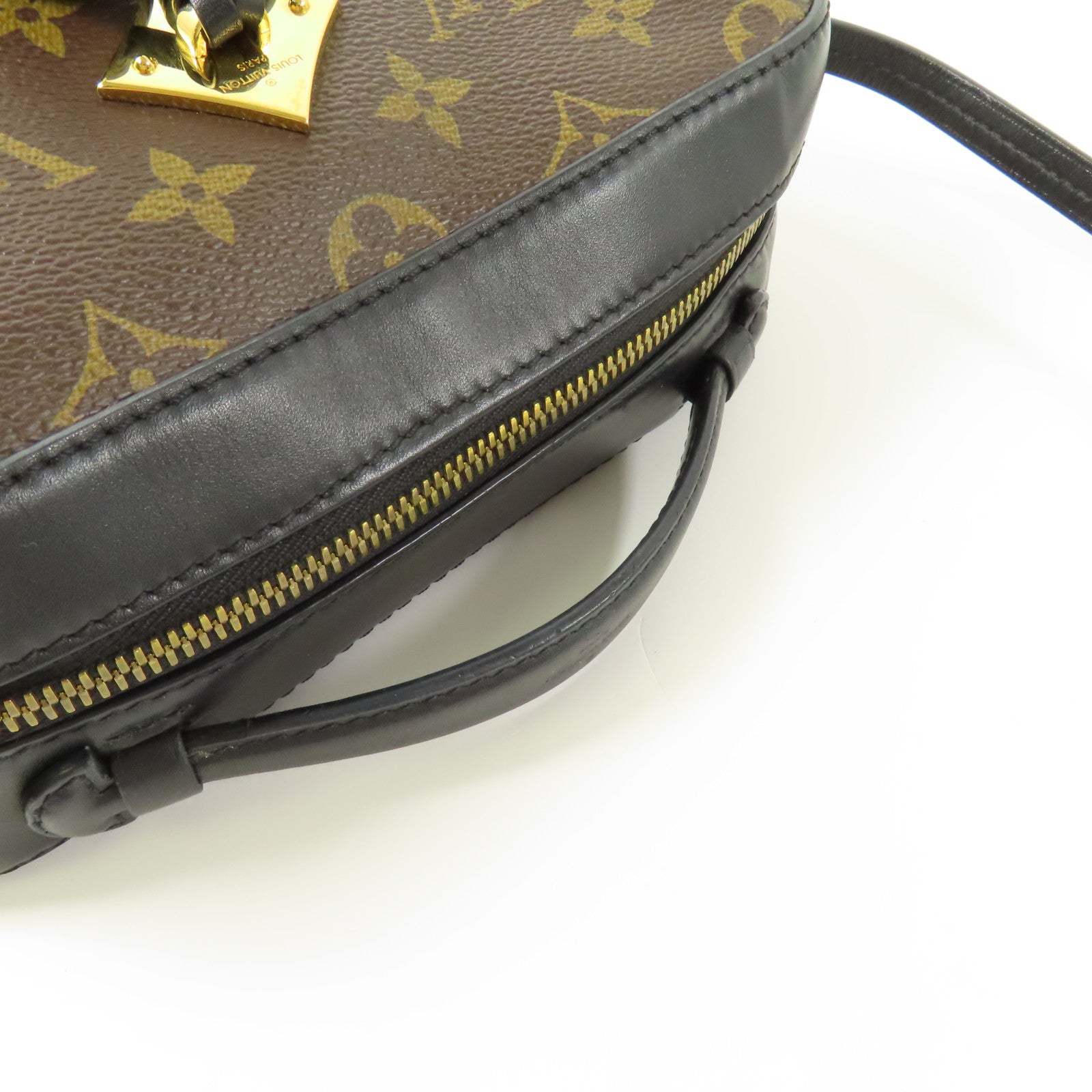 LOUIS VUITTON 【激減優惠】Monogram Saintonge金扣手挽肩背兩用袋