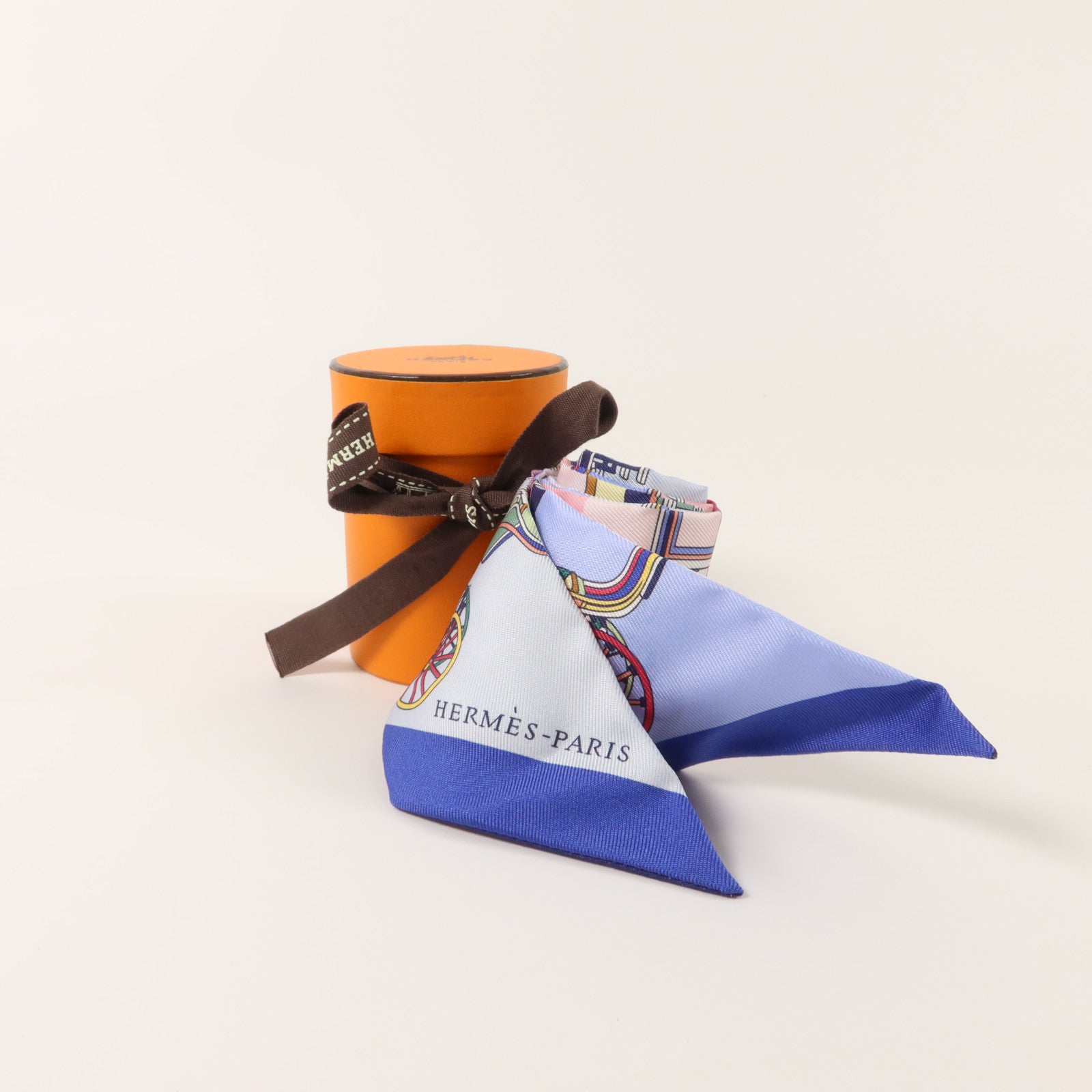 HERMES 絲質Twilly絲巾