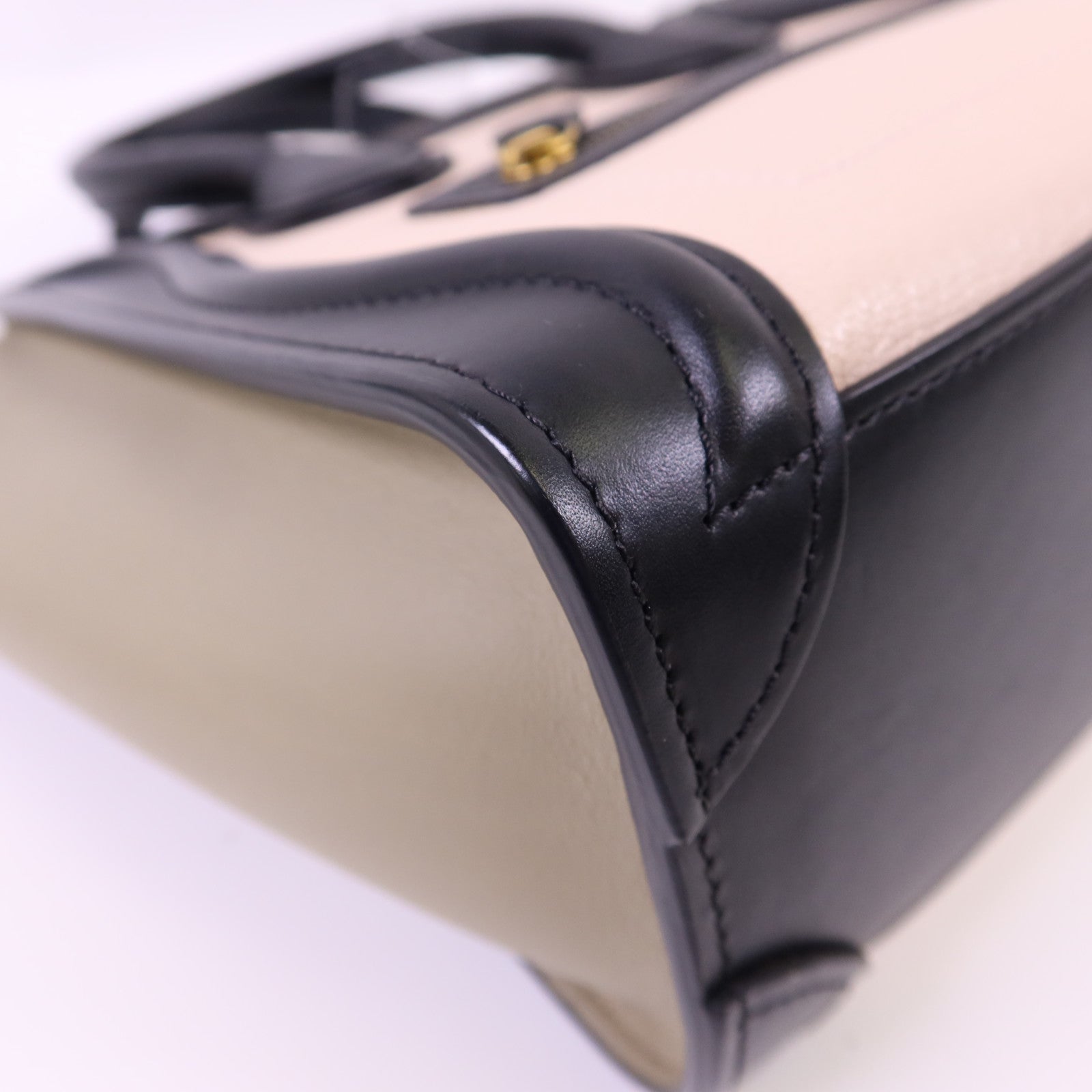 CELINE 牛皮皮革Nano Luggage金扣手挽肩背兩用袋